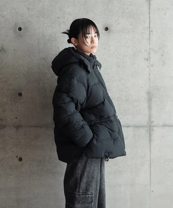 GANNI Soft Puffer Short Raglan Jacket "BLACK"