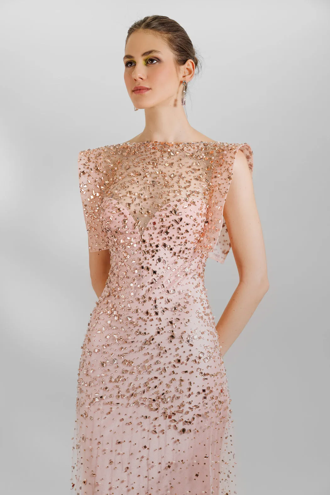 Gemy Maalouf - Structured Shoulders Dress