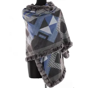 Geometric Wrap with Fur