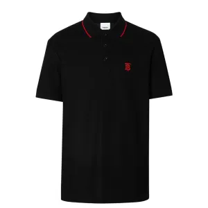 Icon Stripe Placket Piqué Polo Shirt