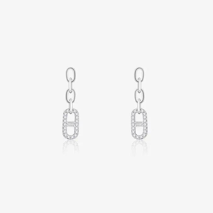 Interlinked Drop Earrings