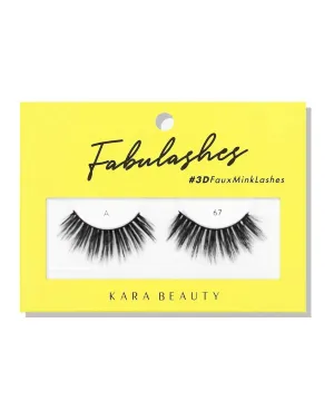 Kara Beauty 3D Faux Mink Eyelashes-A67