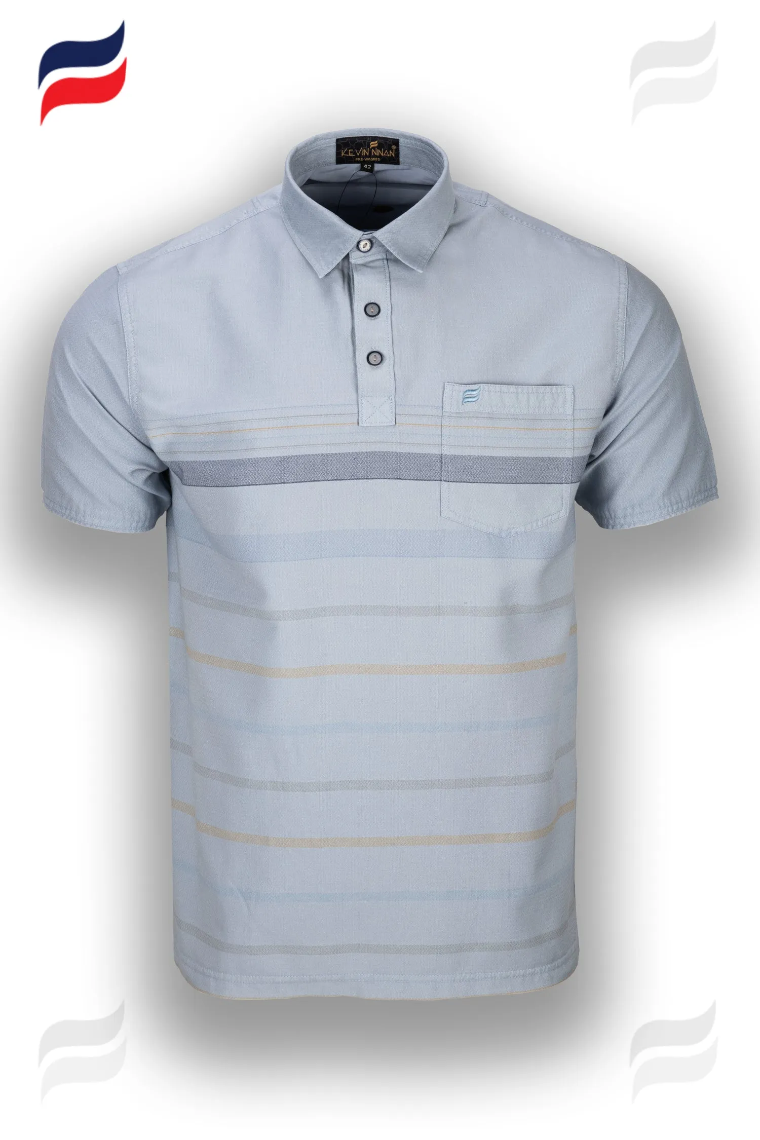 Kevin Ninan Pre-Washed Polo Shirt