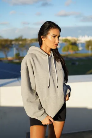 KTP OVERSIZED HOODIE - LIGHT GREY