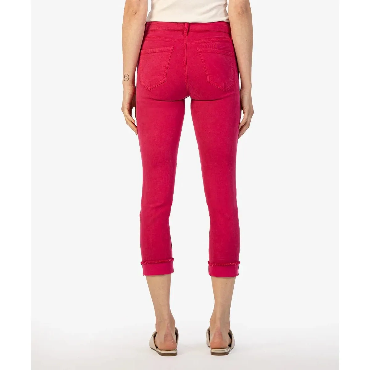 KUT Amy Crop - Fuchsia