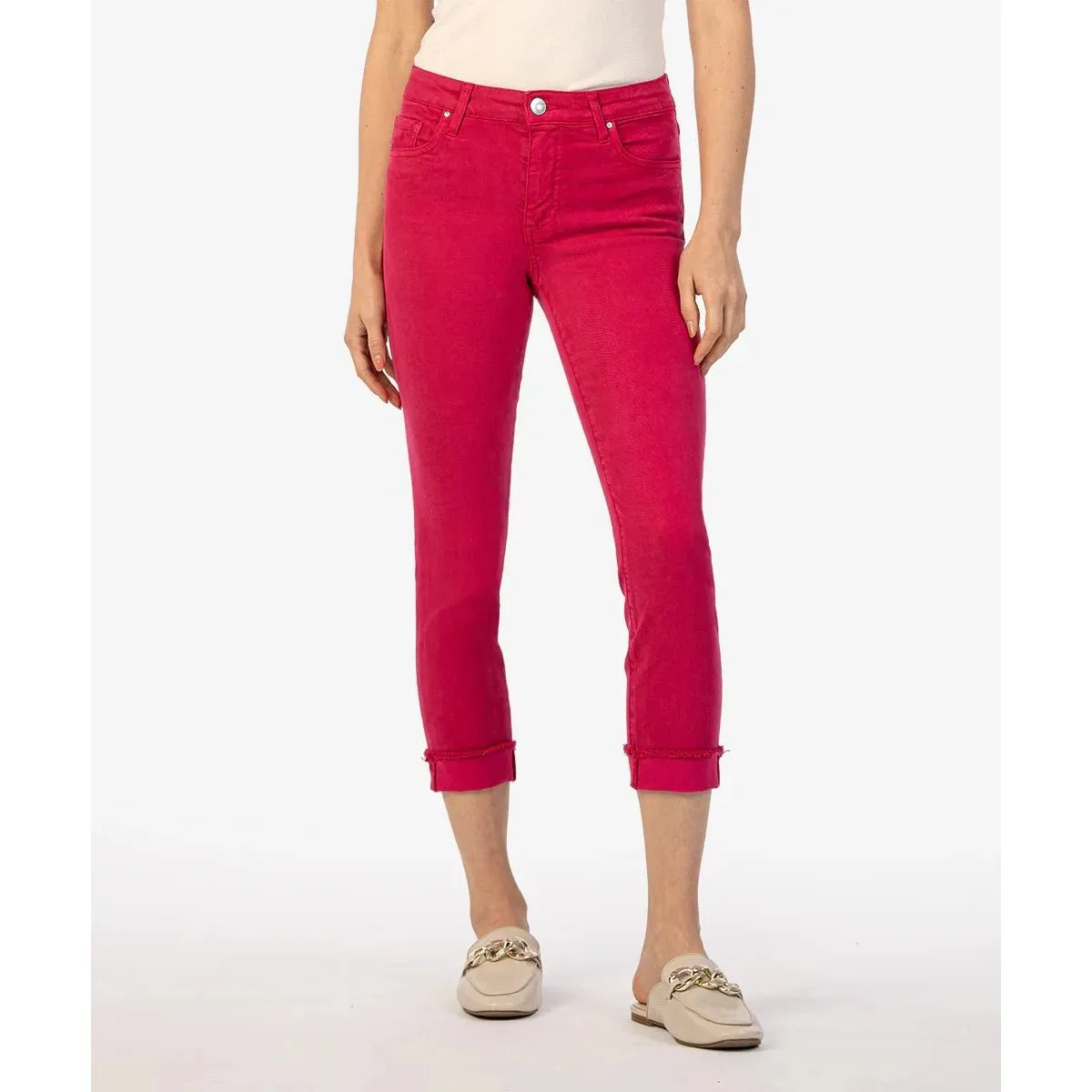 KUT Amy Crop - Fuchsia