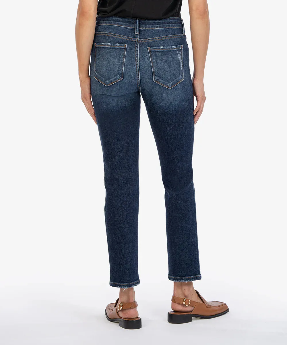 KUT Reese High Rise Ankle Straight Leg Jean (Enchantment)