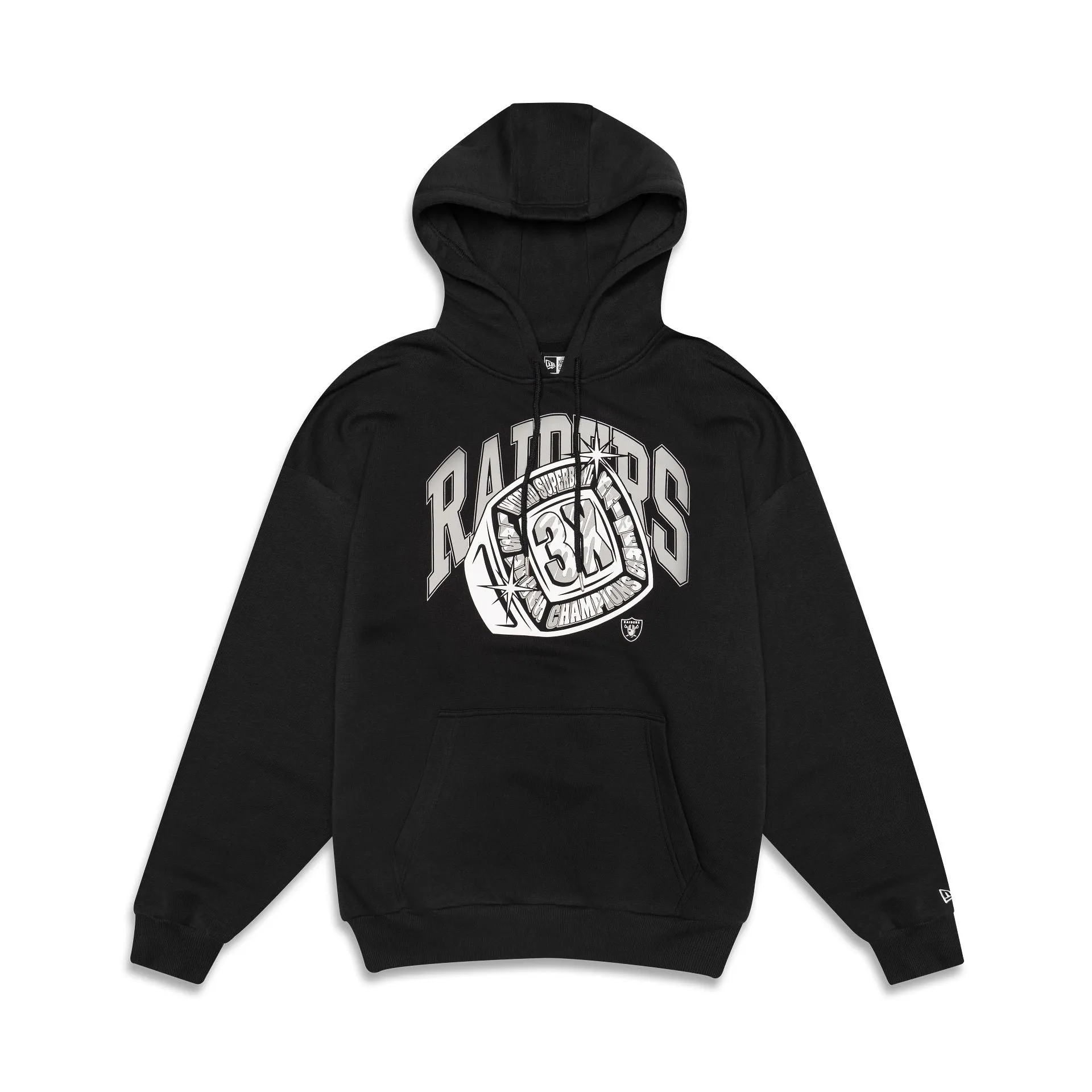 Las Vegas Raiders NFL Champs Oversized Hoodie Black