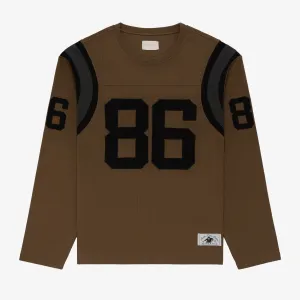 Long-Sleeve Ribbed Football Jersey