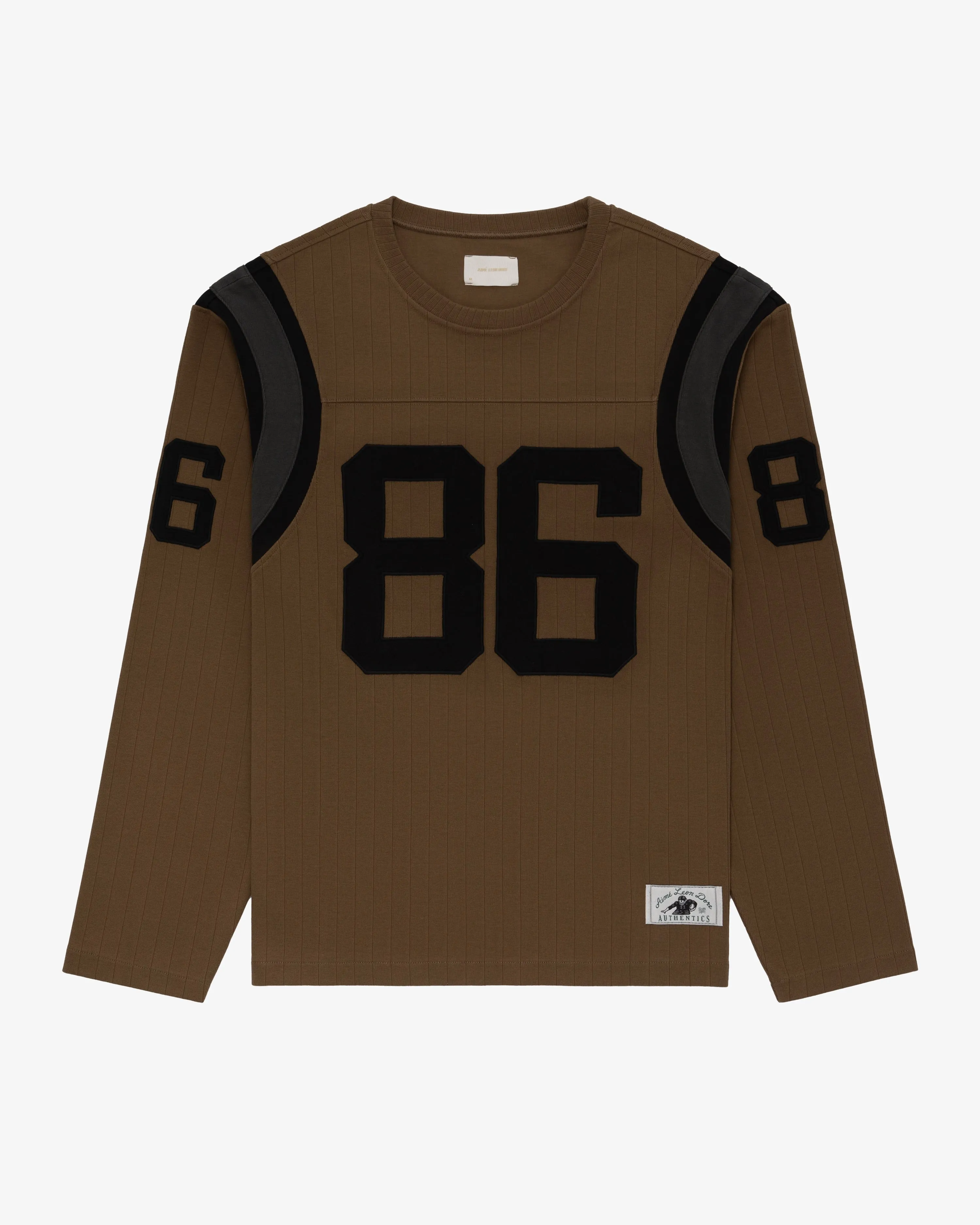 Long-Sleeve Ribbed Football Jersey