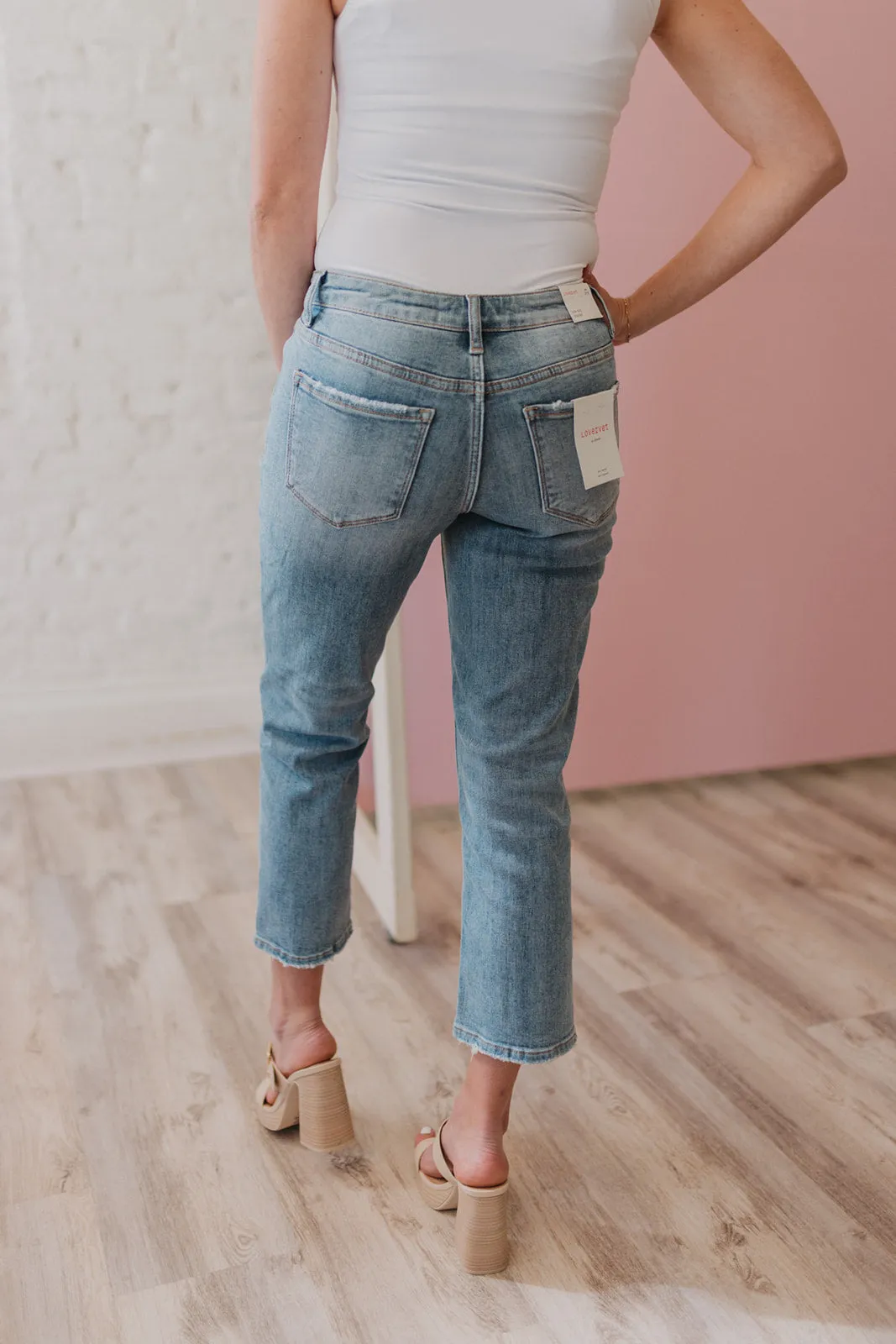 Lovervet Jackpot High Rise Straight Leg Jean