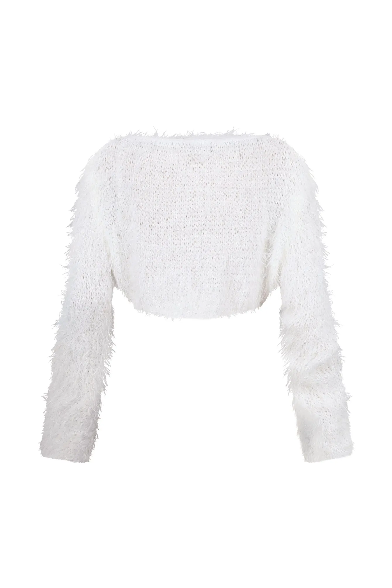 Luisa Fuzzy Open Cardigan Top