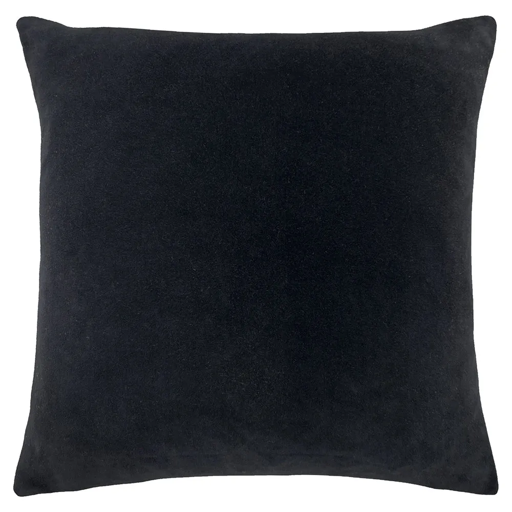 Mangata Soft Velvet Cushion Black