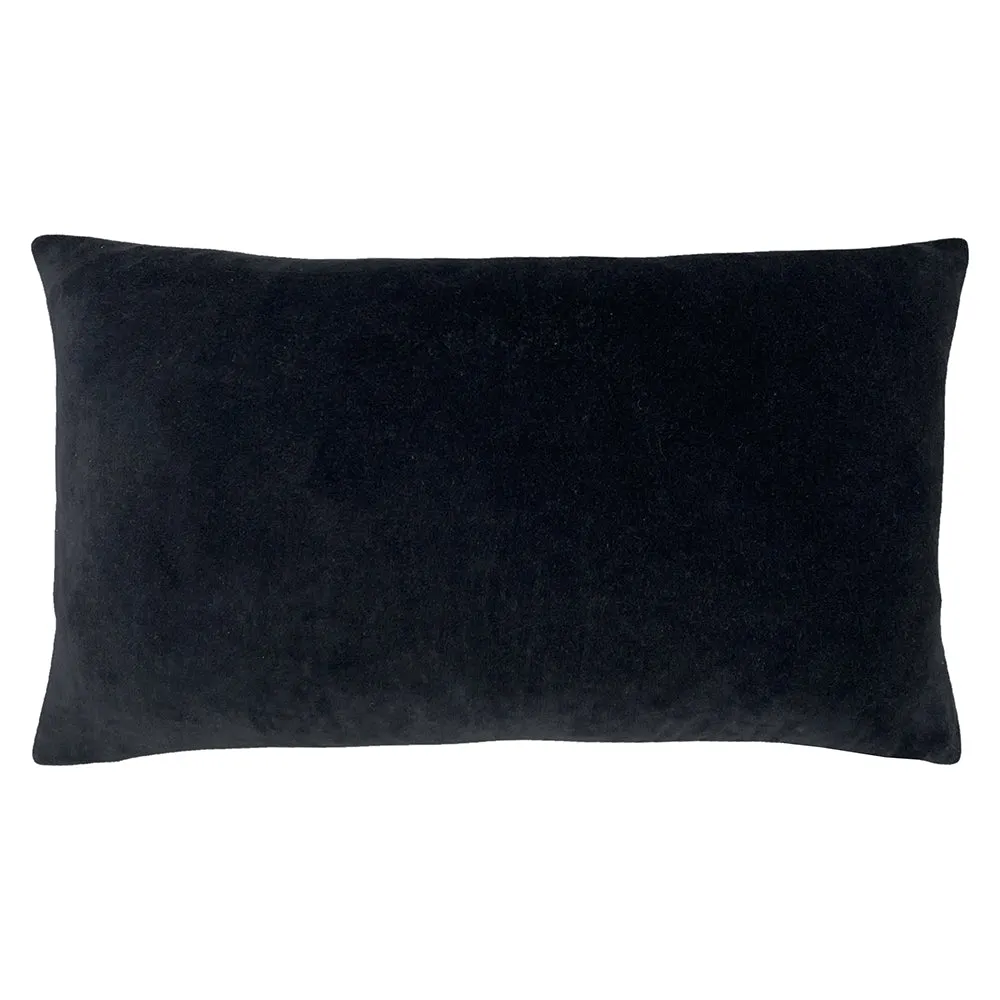 Mangata Soft Velvet Cushion Black