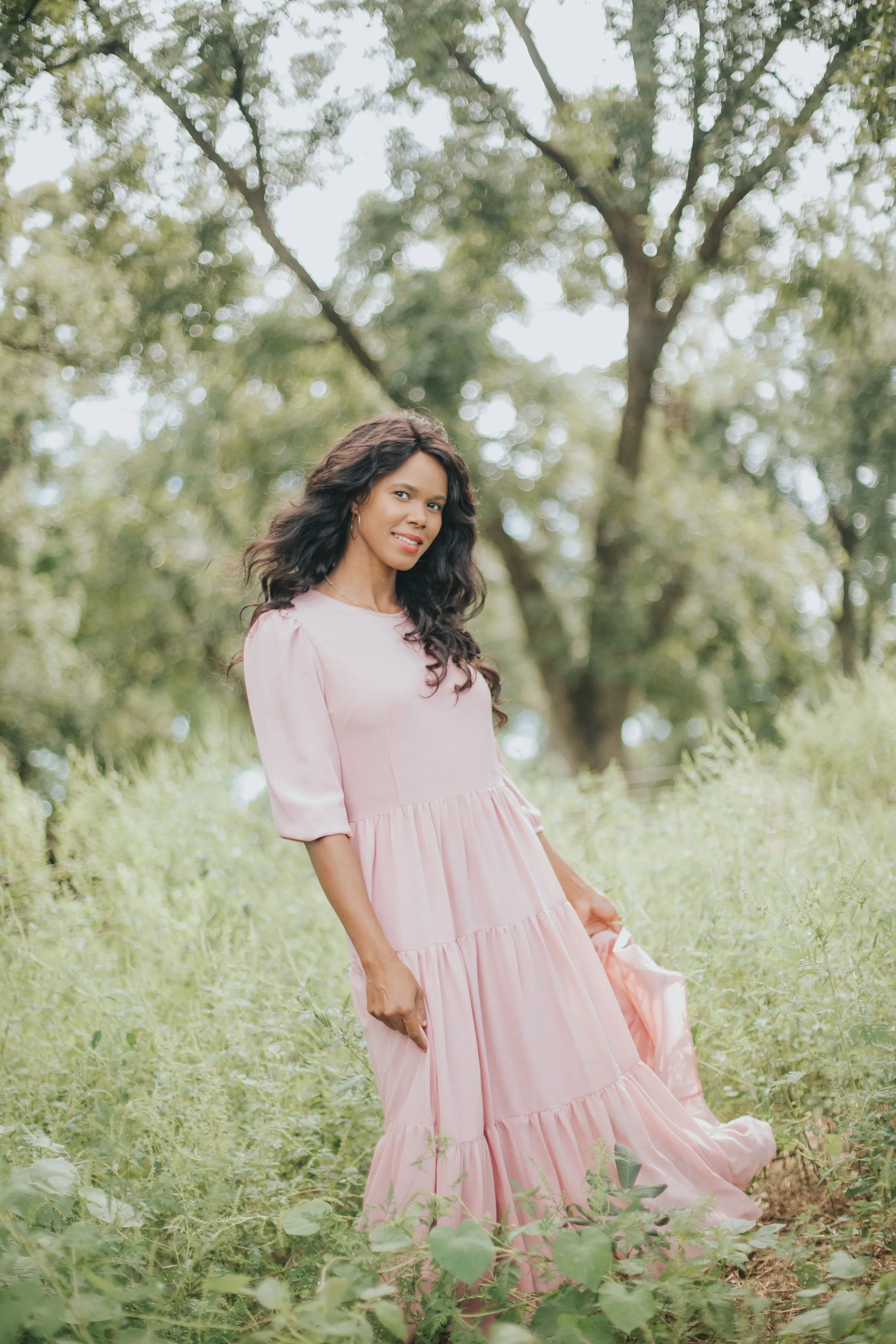 Marbella Pink Maxi Dress