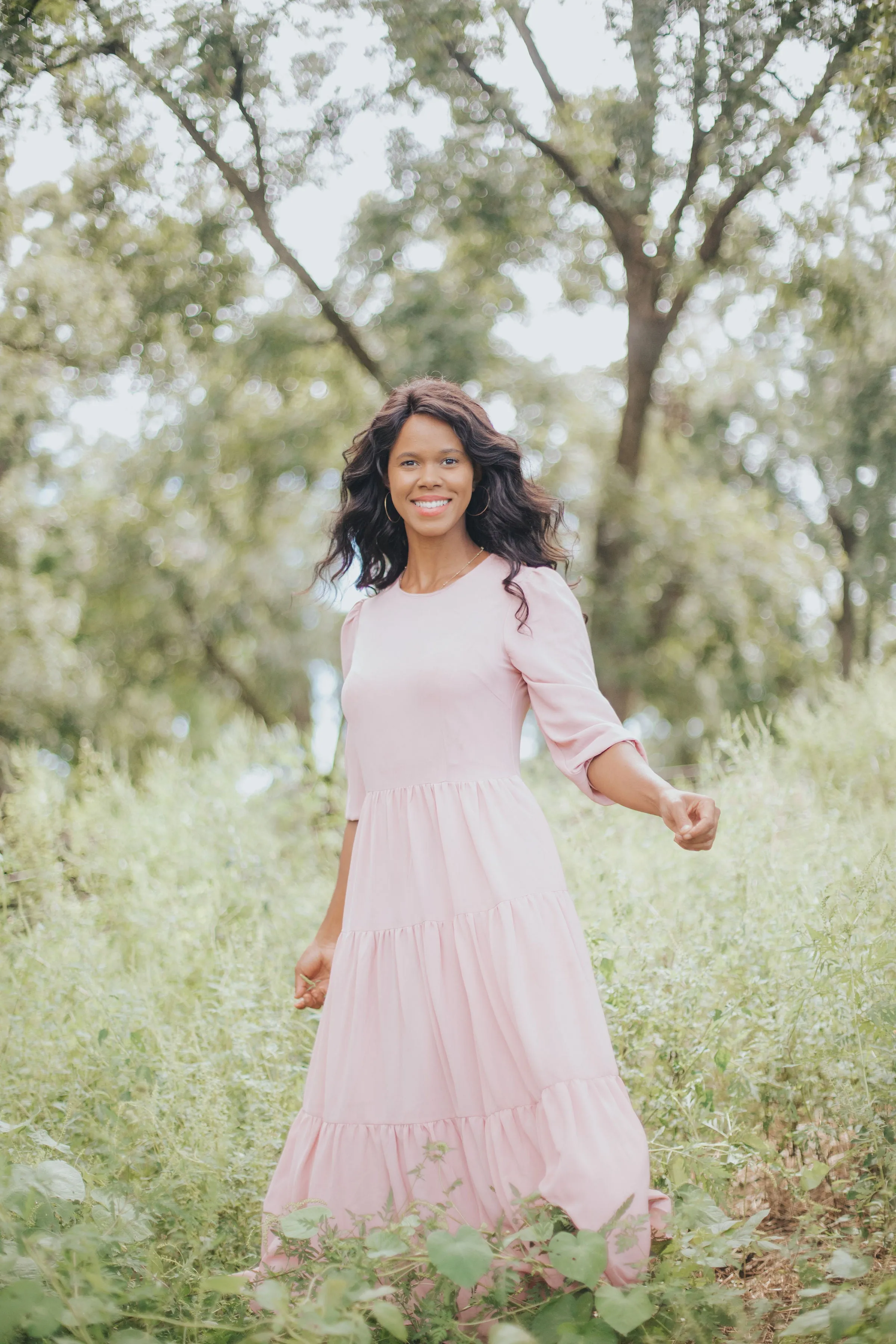 Marbella Pink Maxi Dress