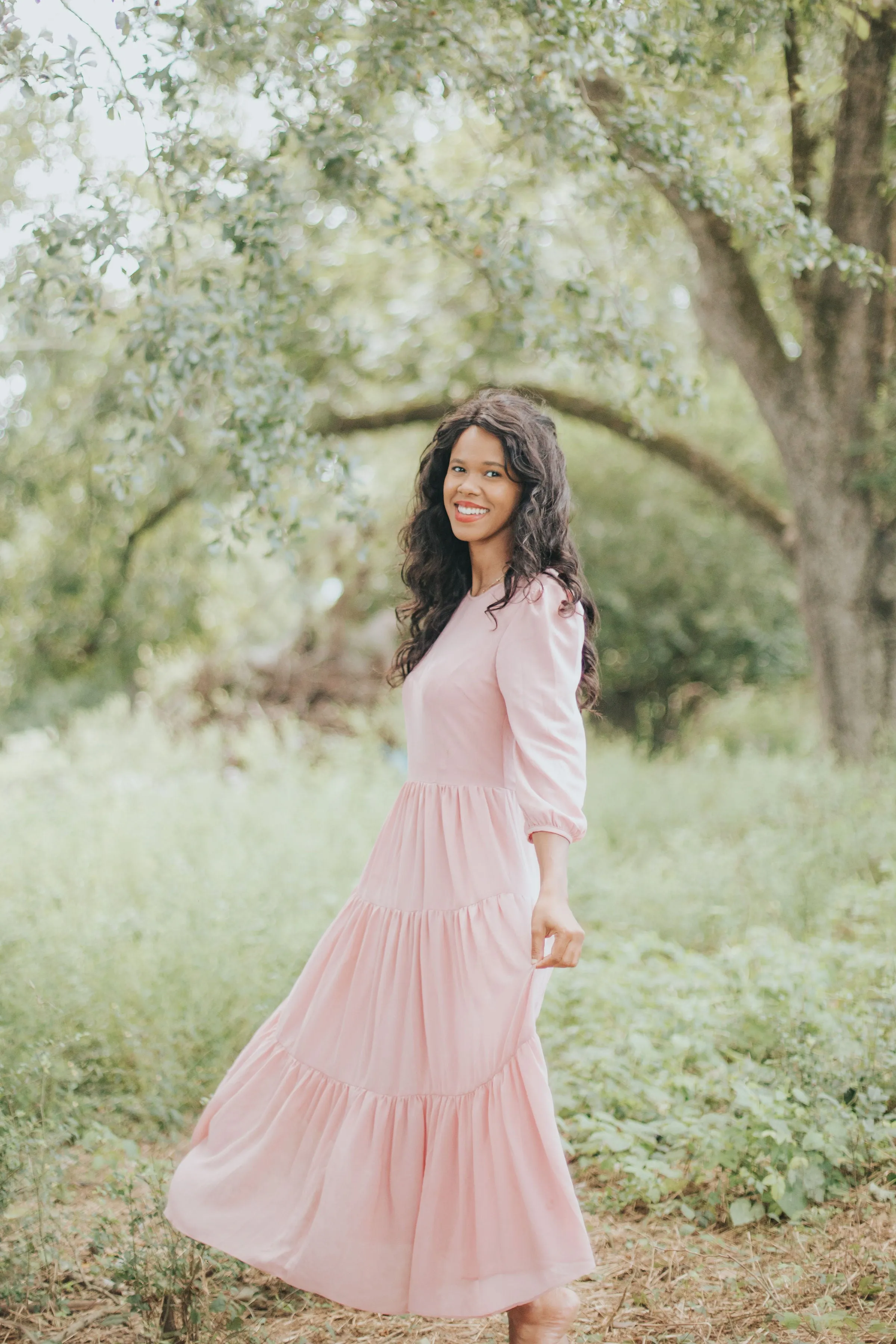 Marbella Pink Maxi Dress