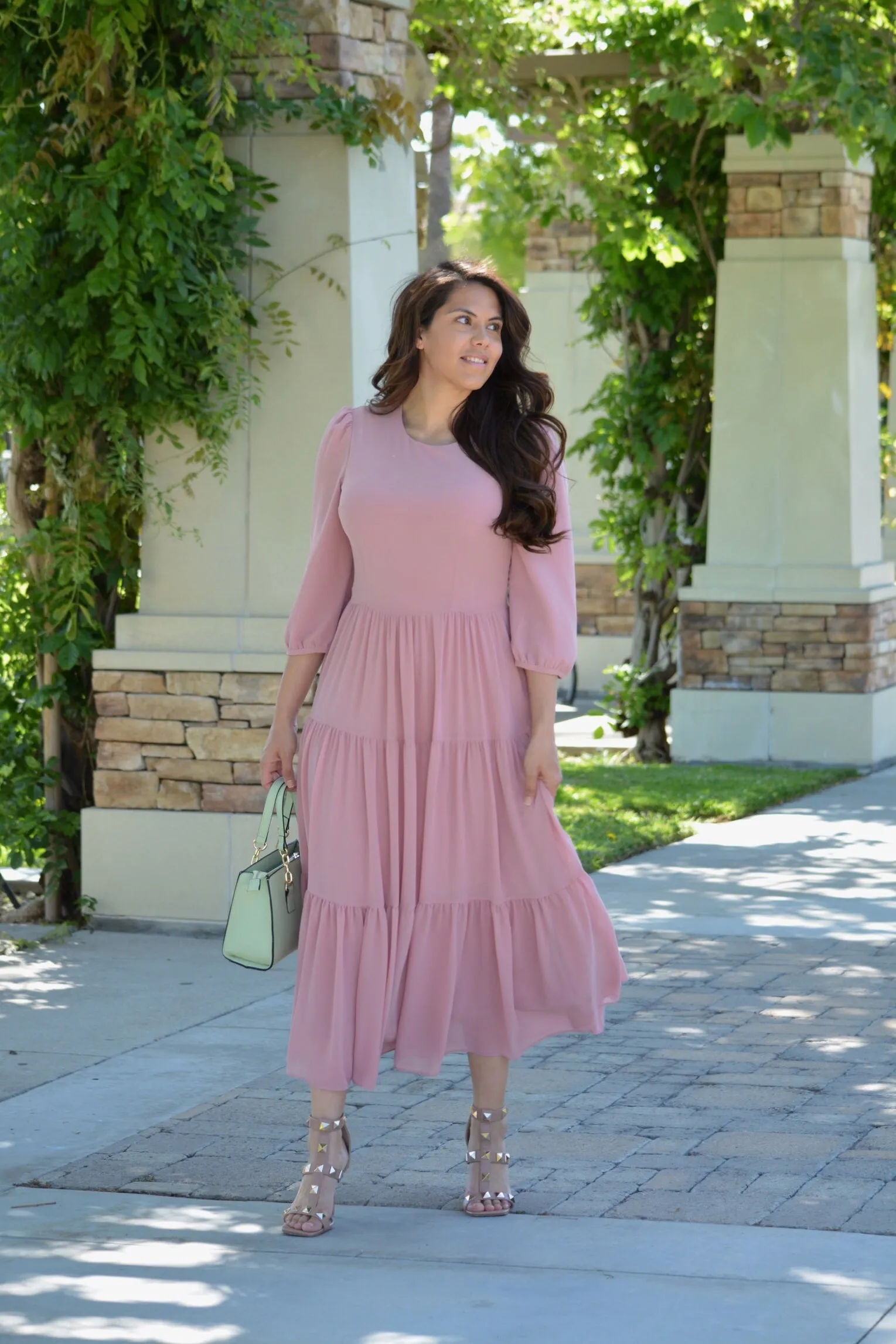 Marbella Pink Maxi Dress