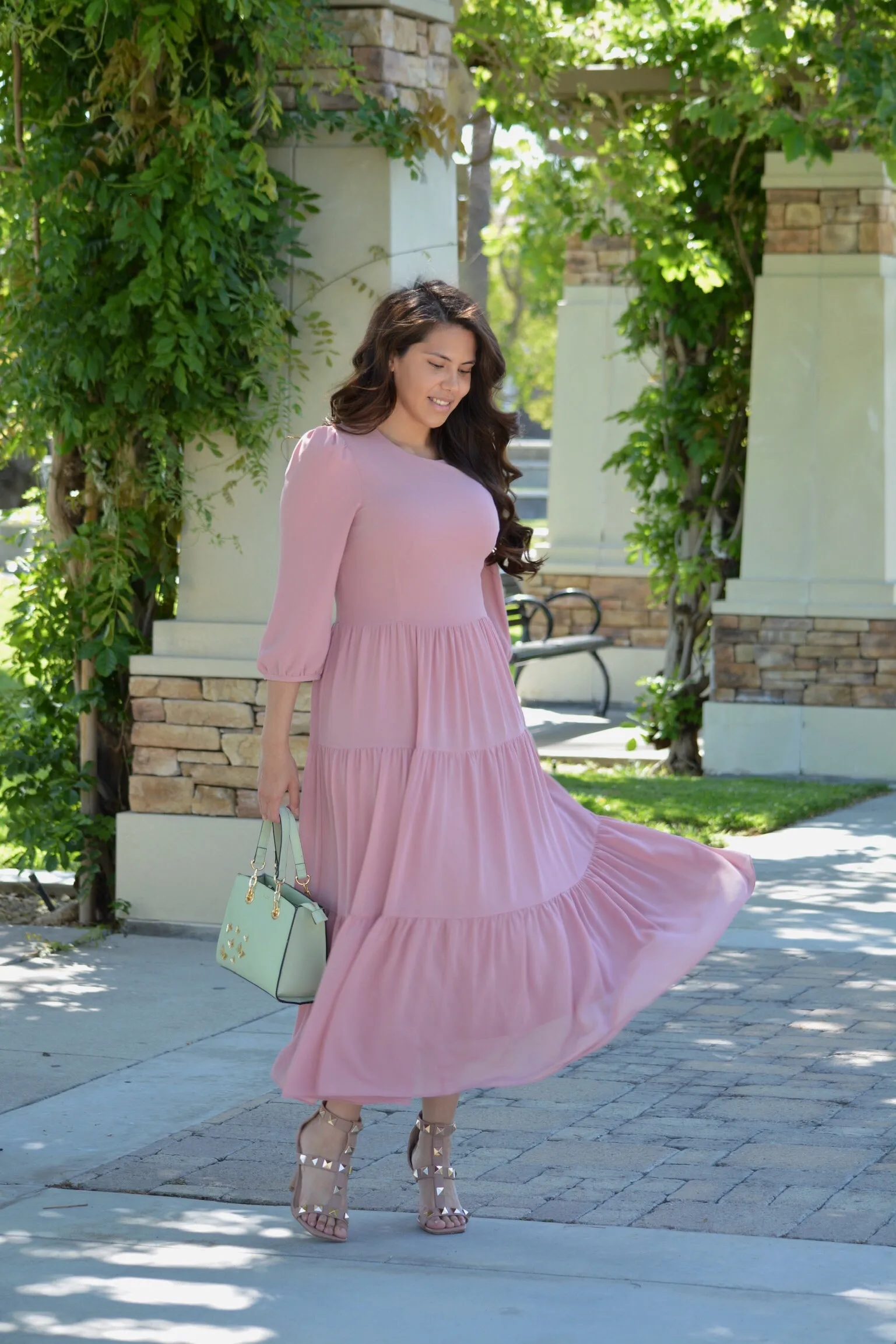 Marbella Pink Maxi Dress