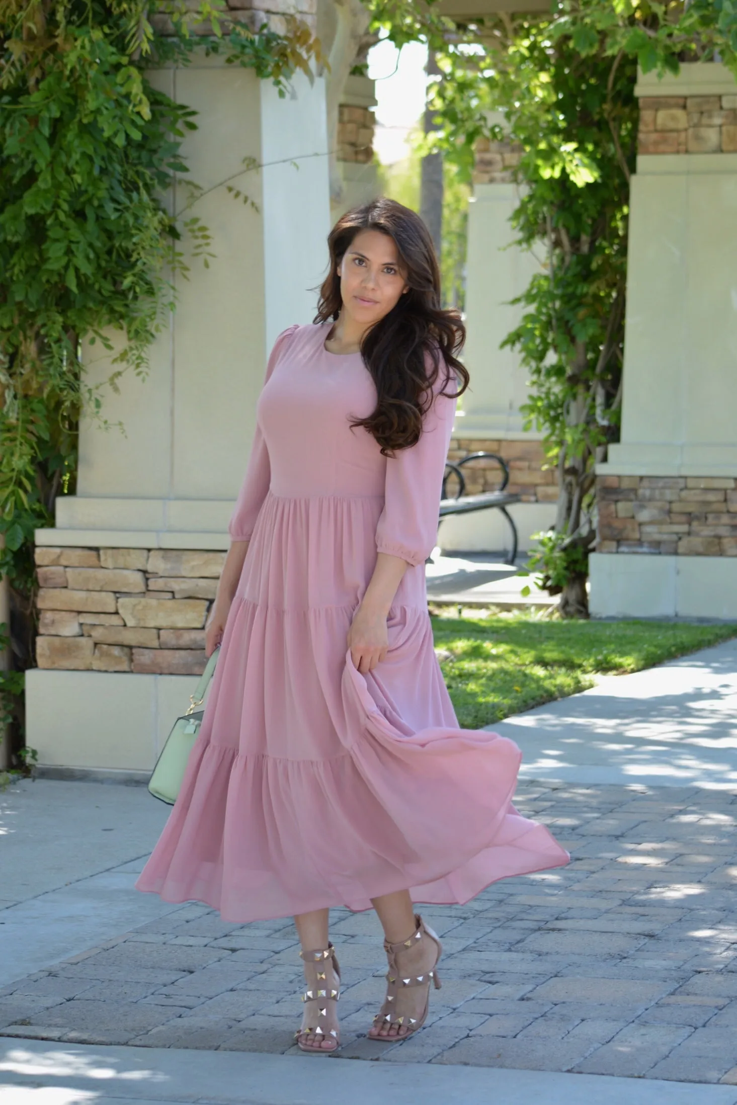 Marbella Pink Maxi Dress