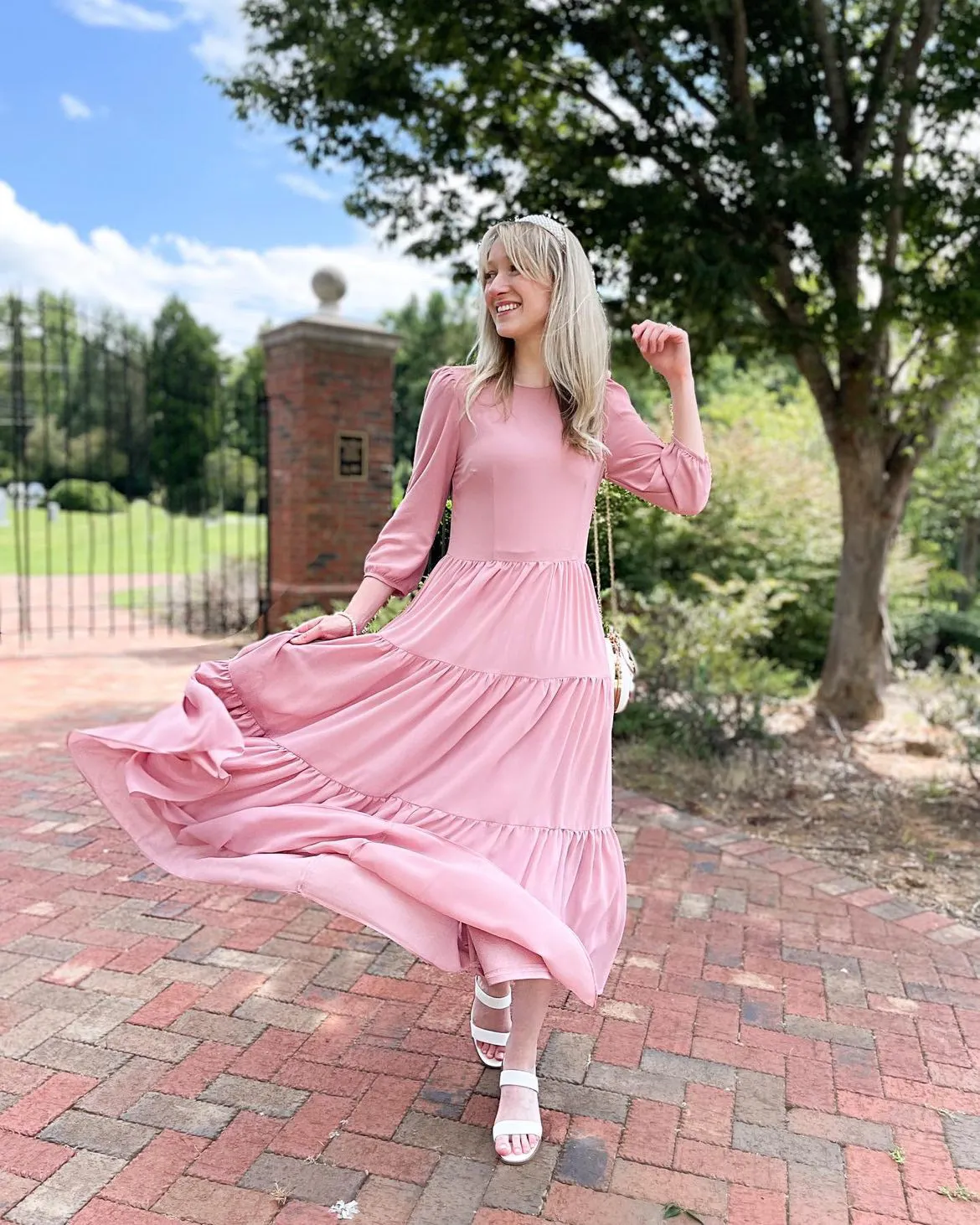 Marbella Pink Maxi Dress