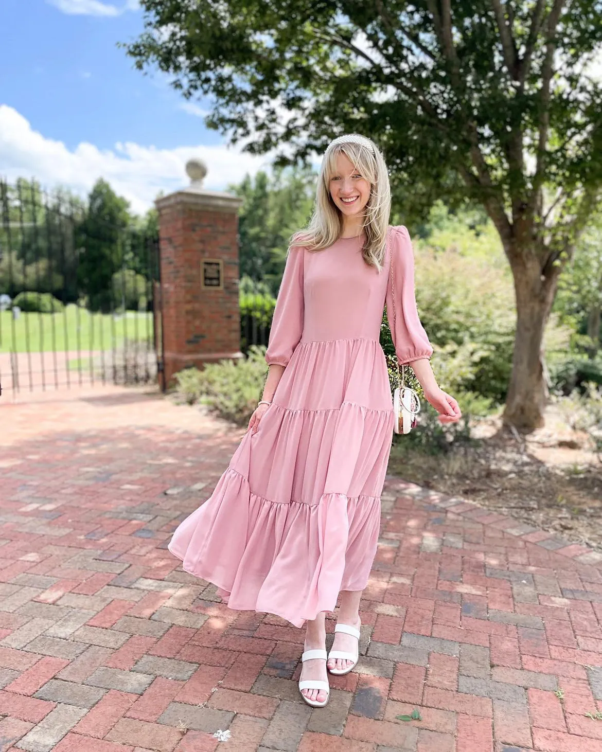 Marbella Pink Maxi Dress