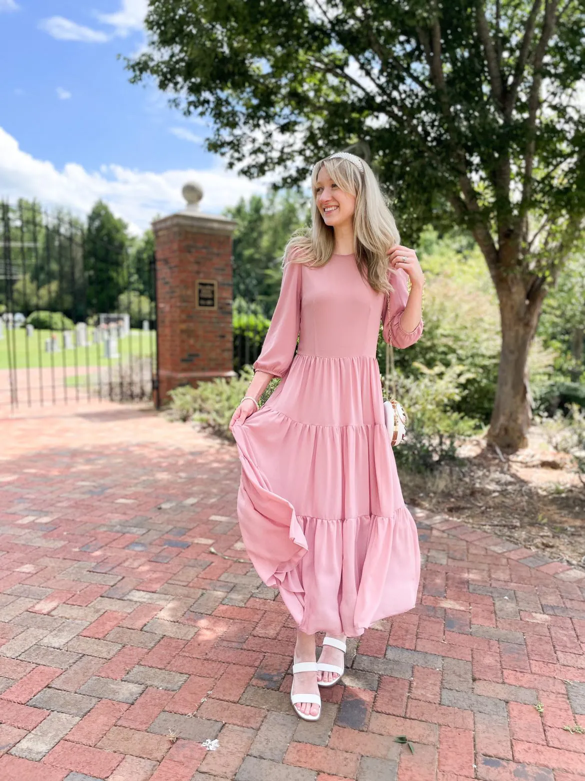 Marbella Pink Maxi Dress