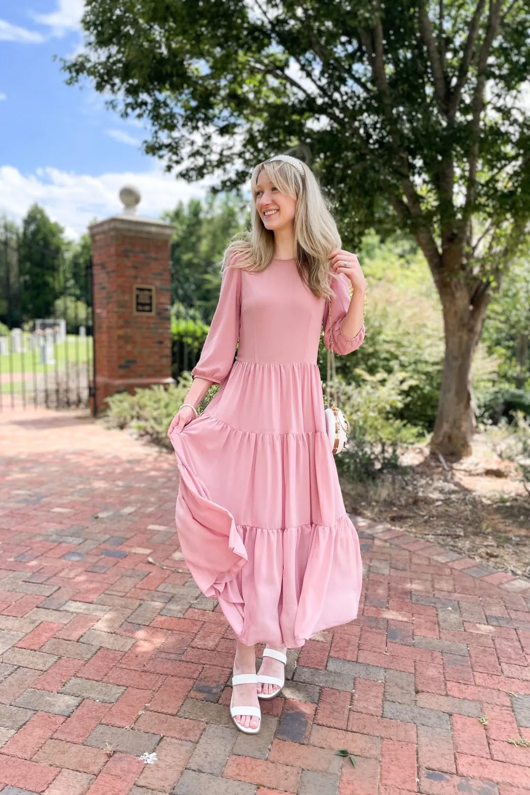 Marbella Pink Maxi Dress