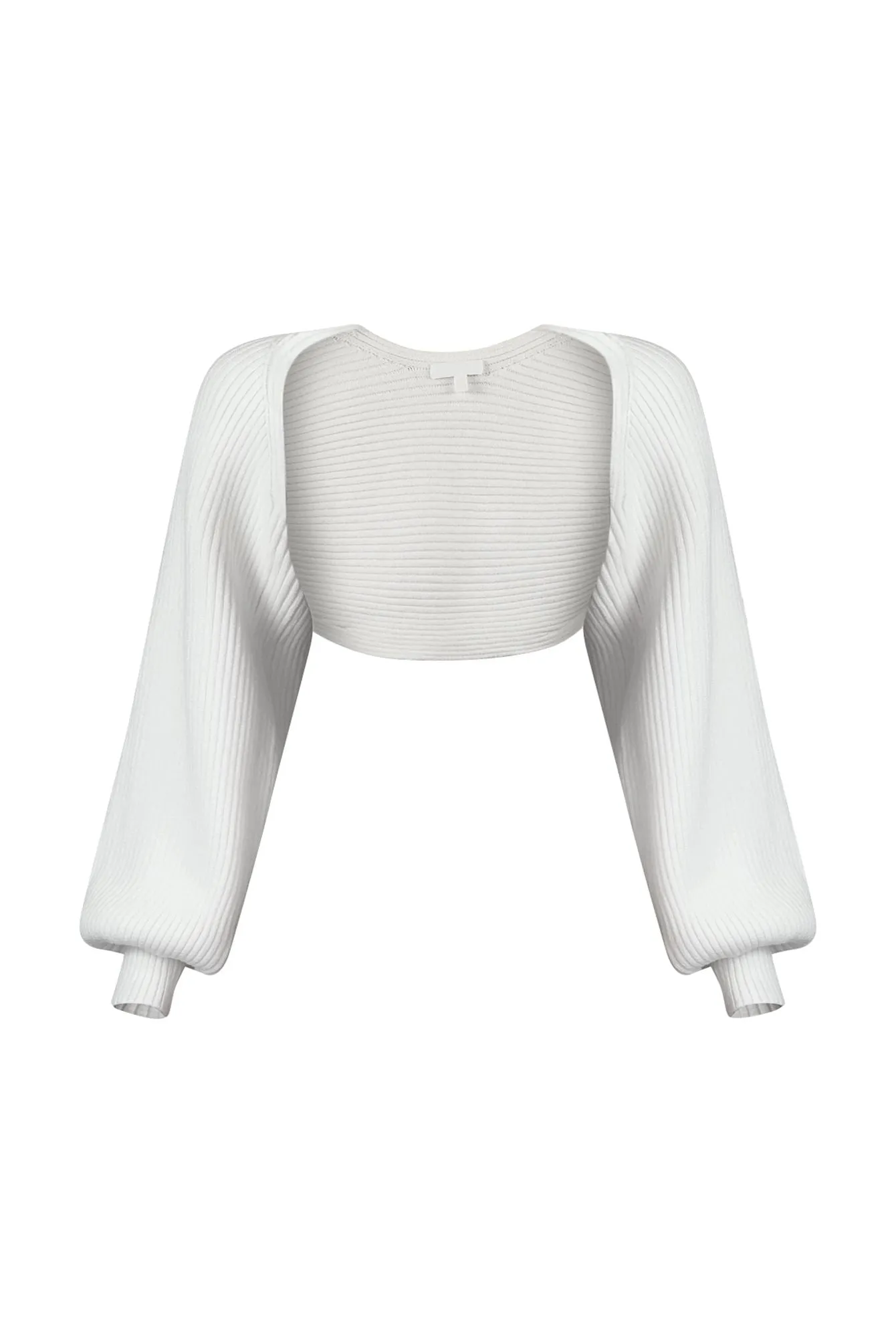 Matilda Ribbed Knit Bolero Cardigan