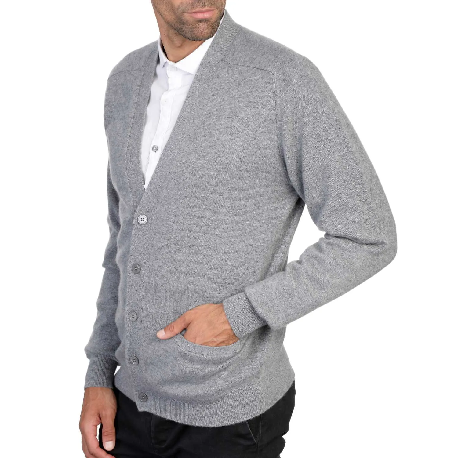 Mens Cashmere Cardigan