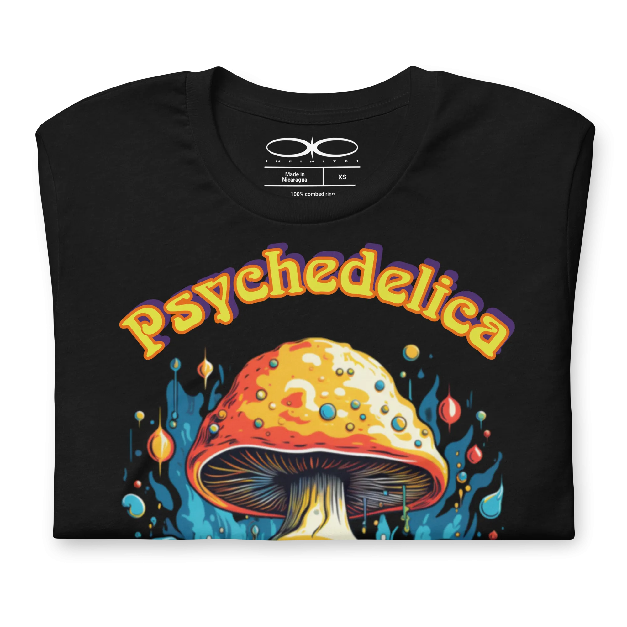 Men's Magic Mushrooms Psychedelic Graphic T-Shirt