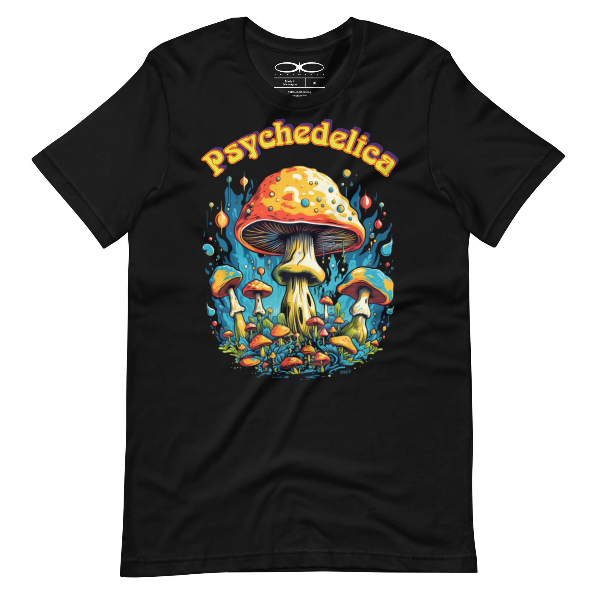 Men's Magic Mushrooms Psychedelic Graphic T-Shirt