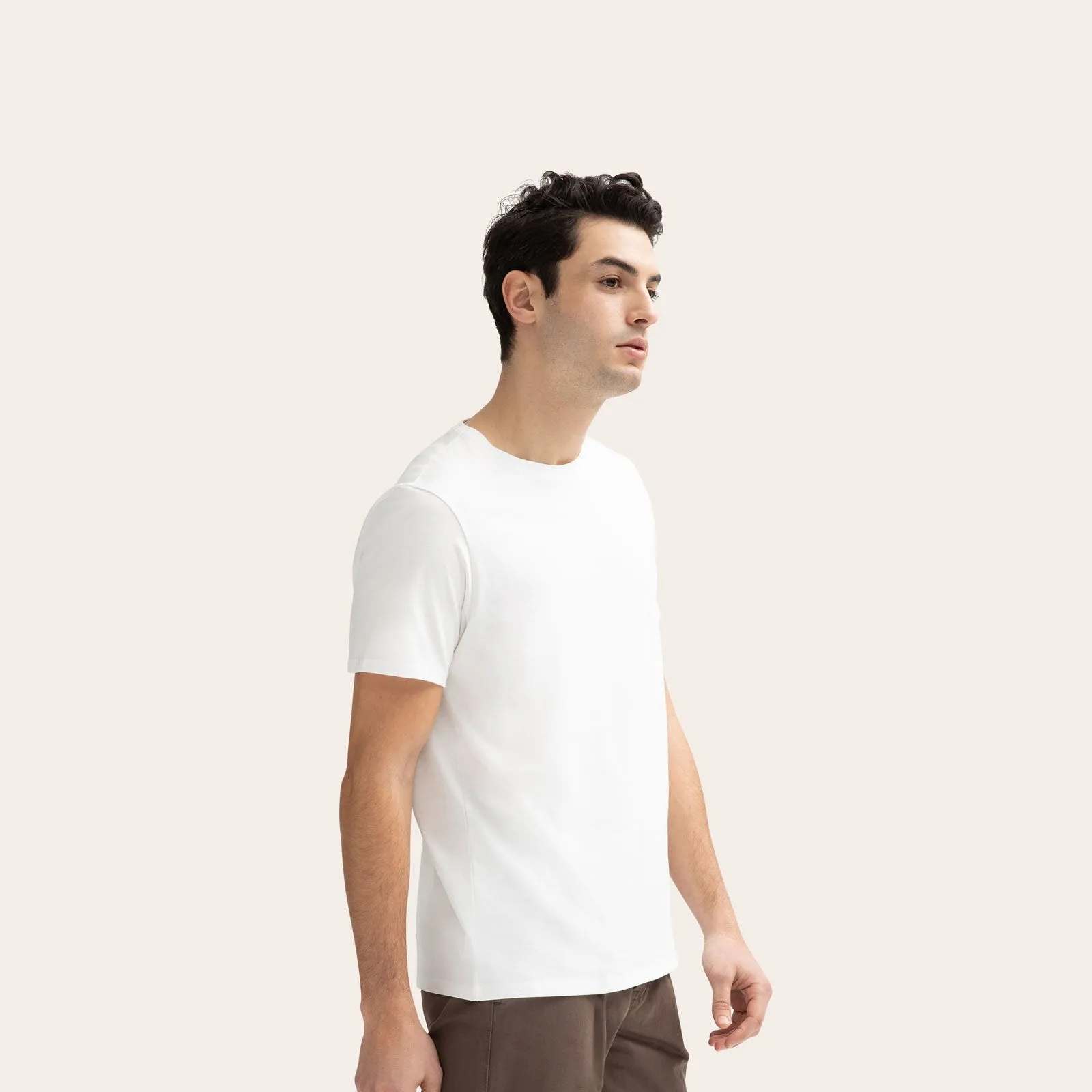 Men's Pima Cotton Crew Neck T-Shirt