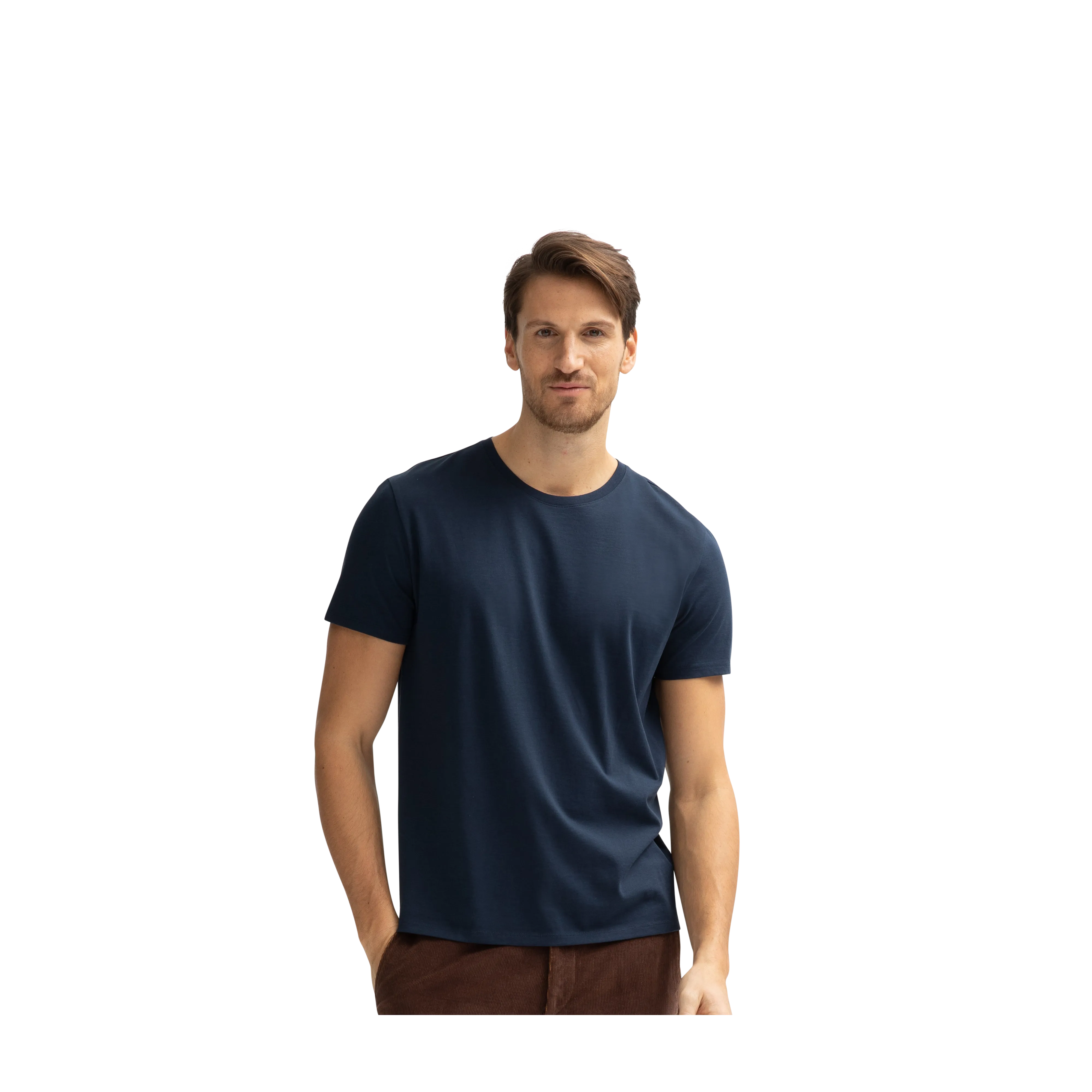 Men's Pima Cotton Crew Neck T-Shirt