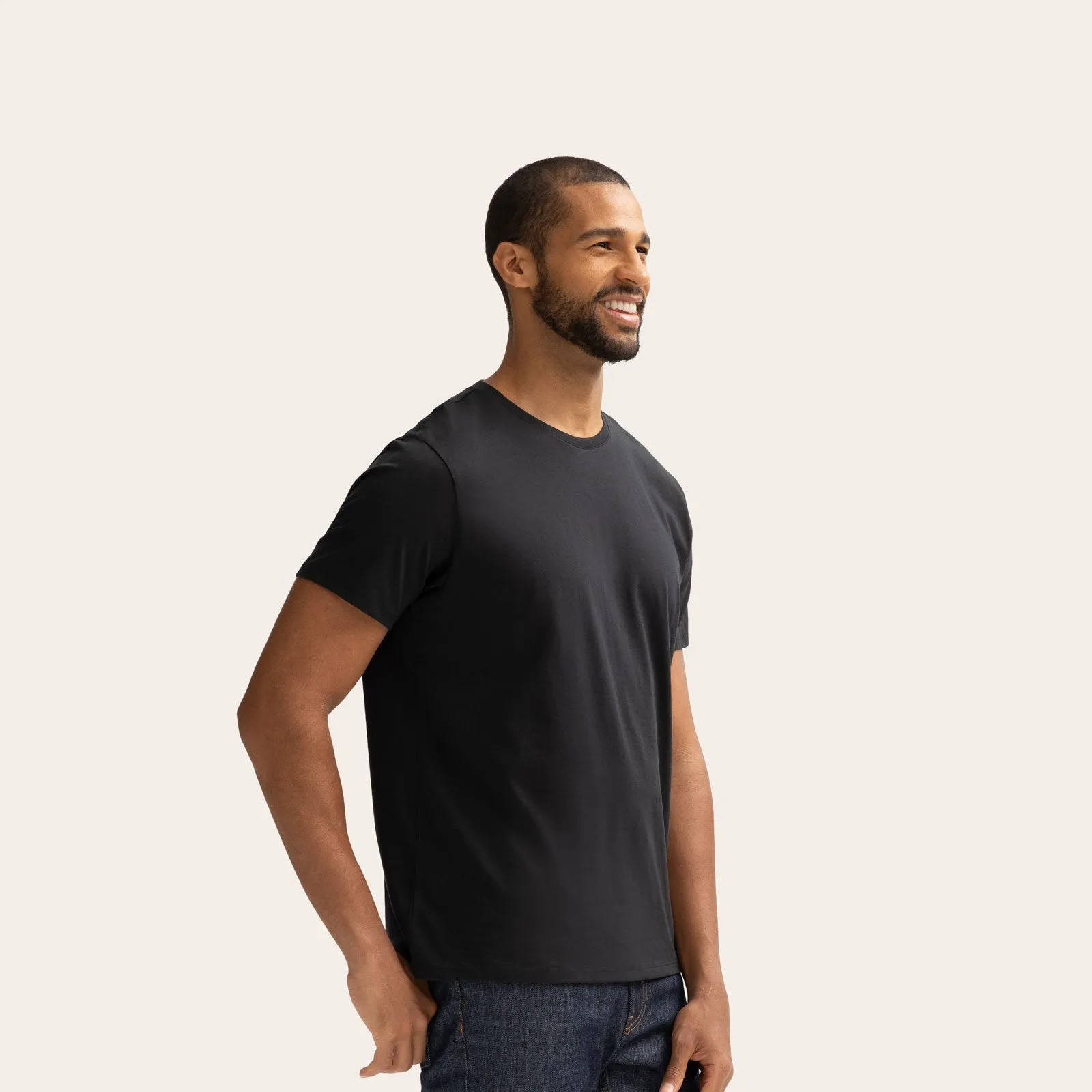 Men's Pima Cotton Crew Neck T-Shirt