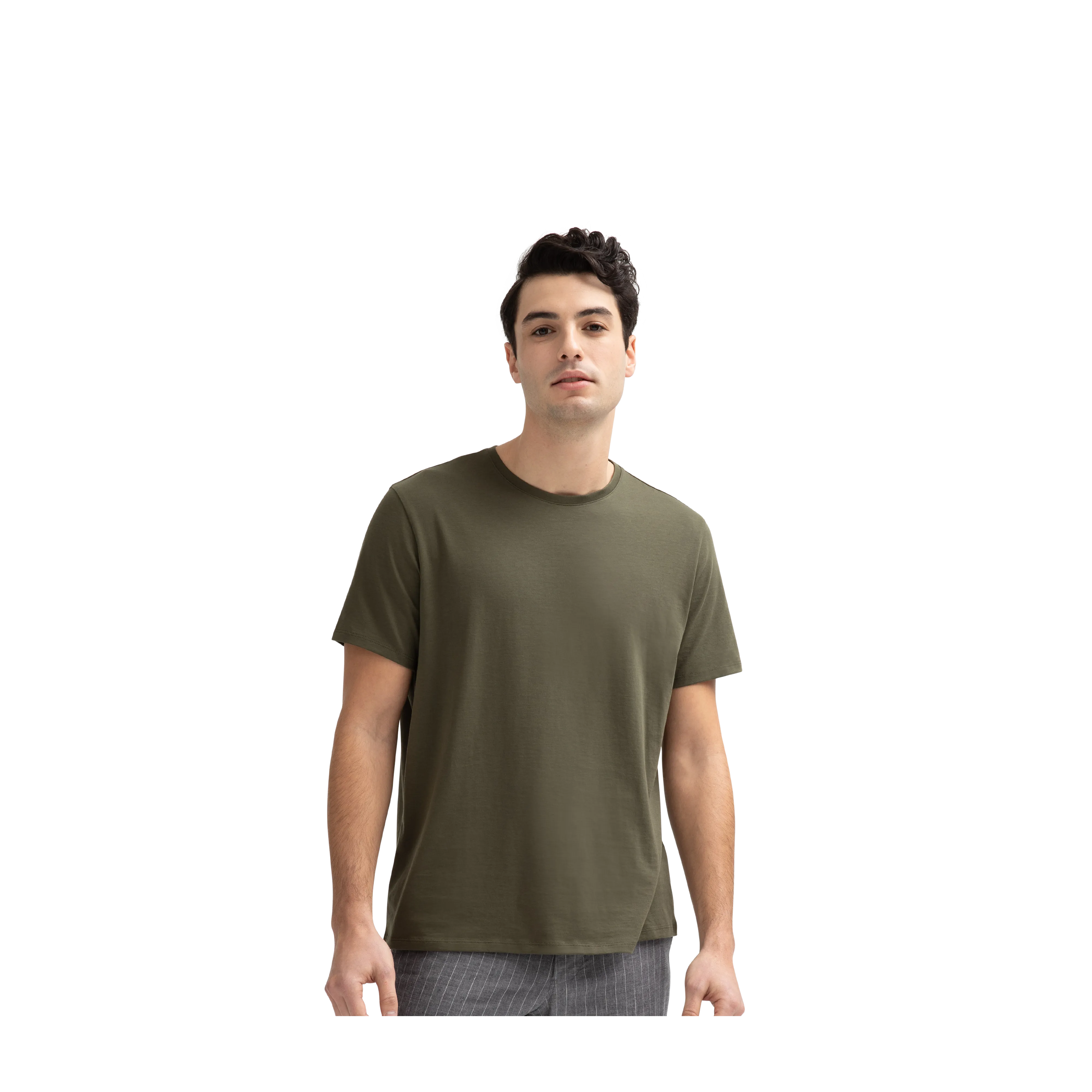 Men's Pima Cotton Crew Neck T-Shirt