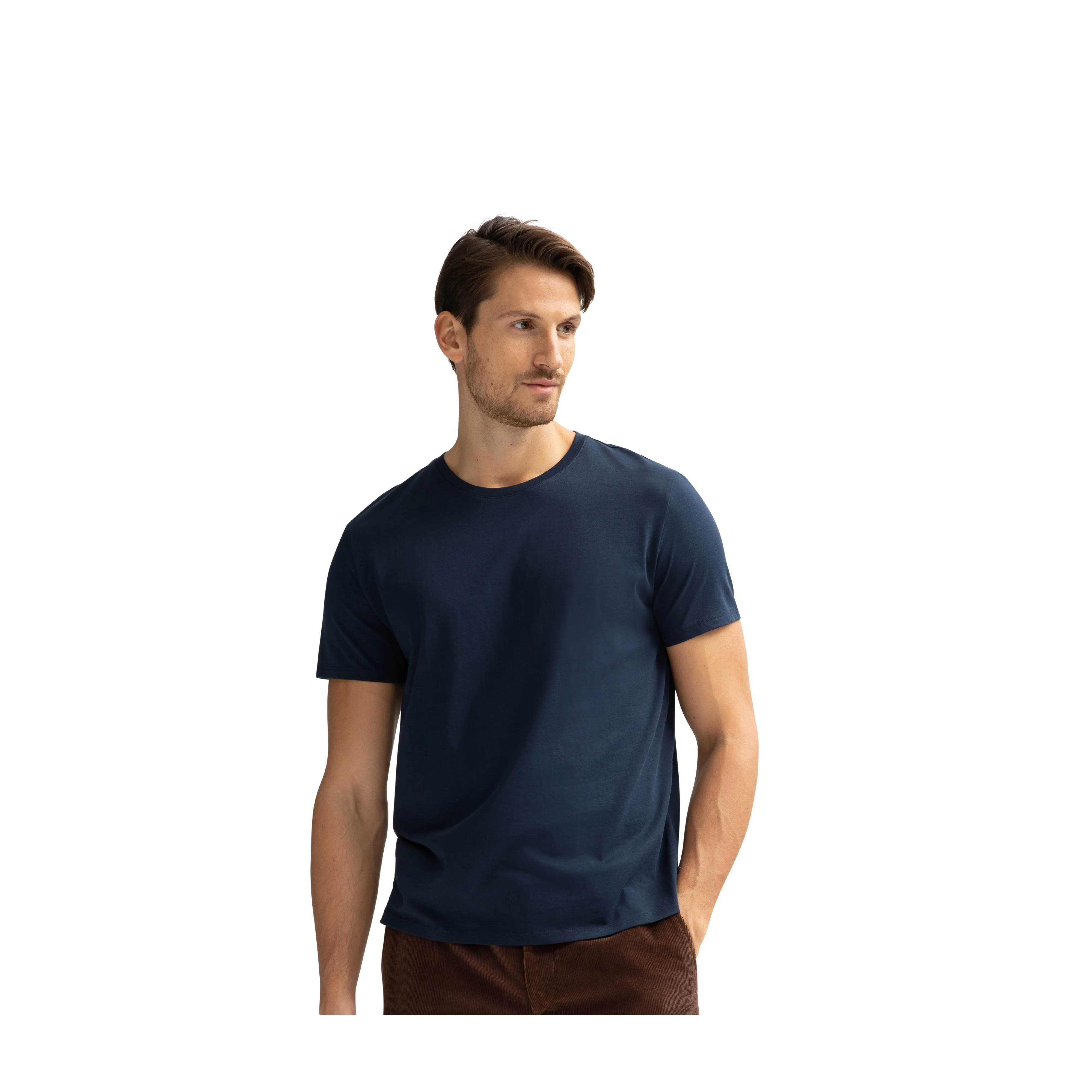 Men's Pima Cotton Crew Neck T-Shirt