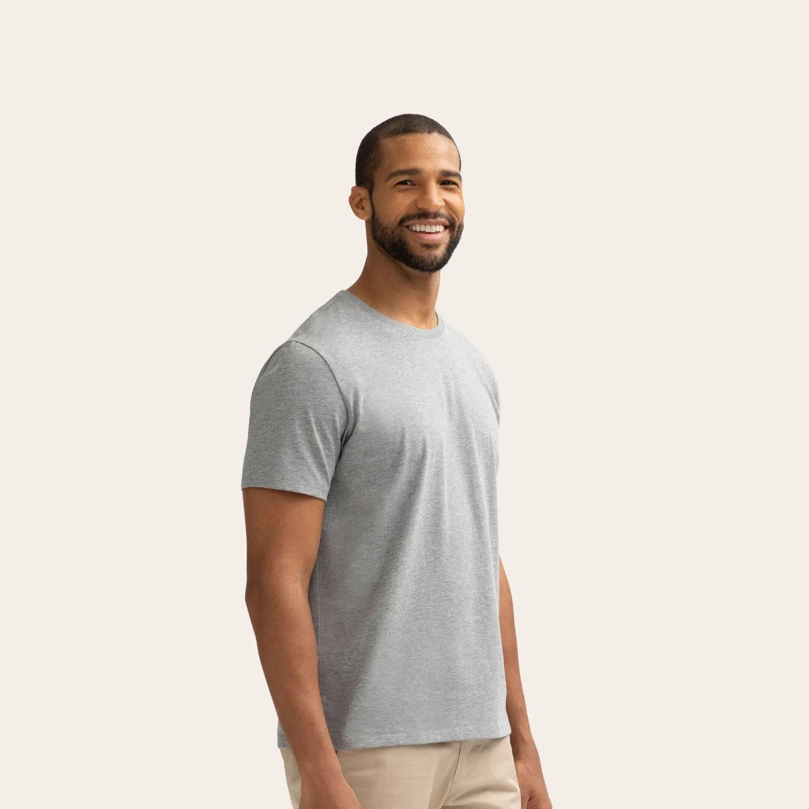 Men's Pima Cotton Crew Neck T-Shirt