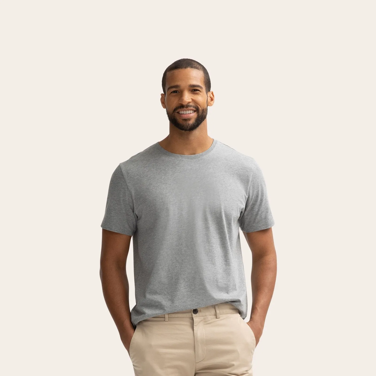 Men's Pima Cotton Crew Neck T-Shirt