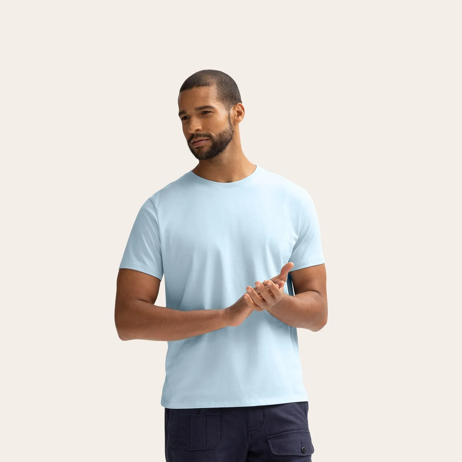 Men's Pima Cotton Crew Neck T-Shirt