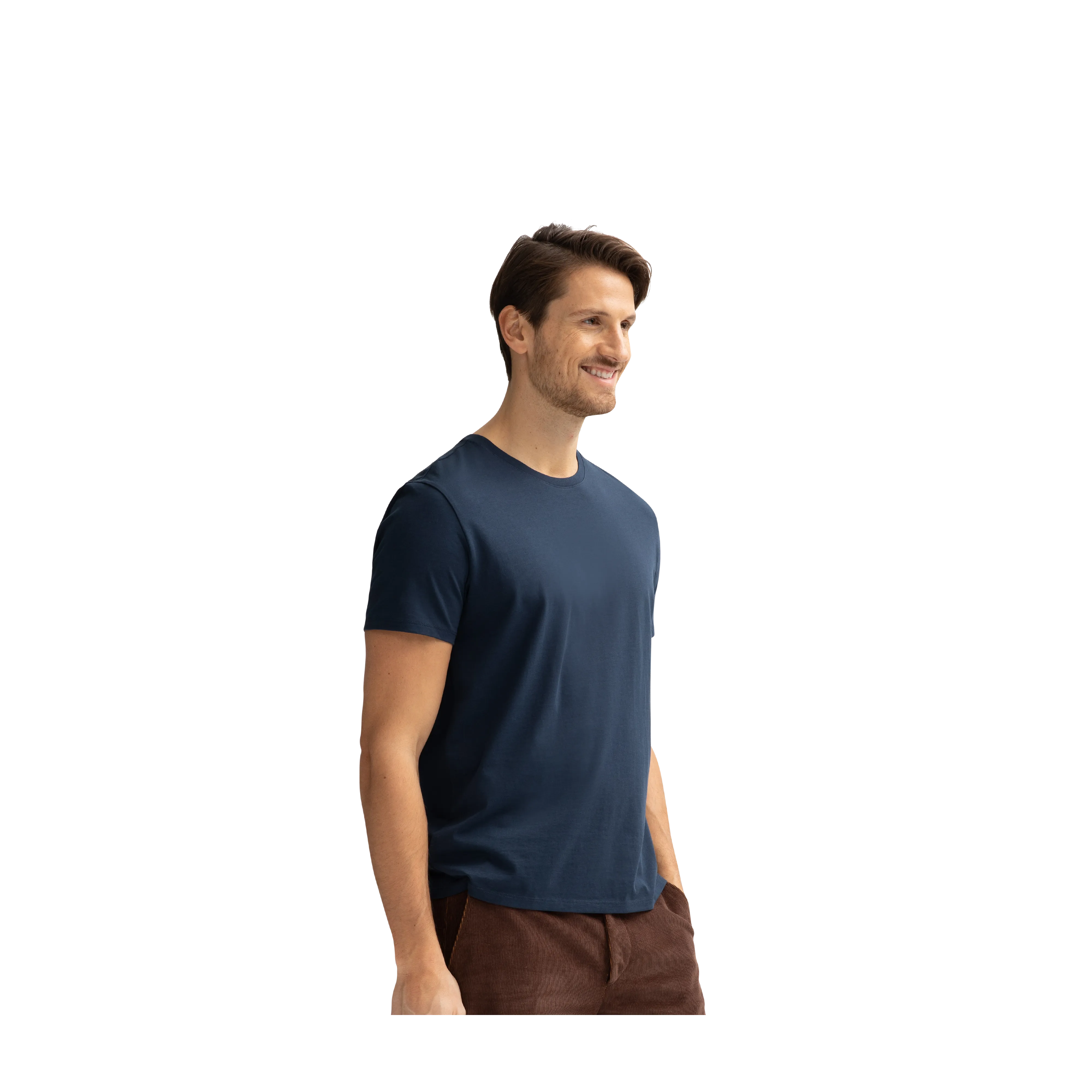 Men's Pima Cotton Crew Neck T-Shirt