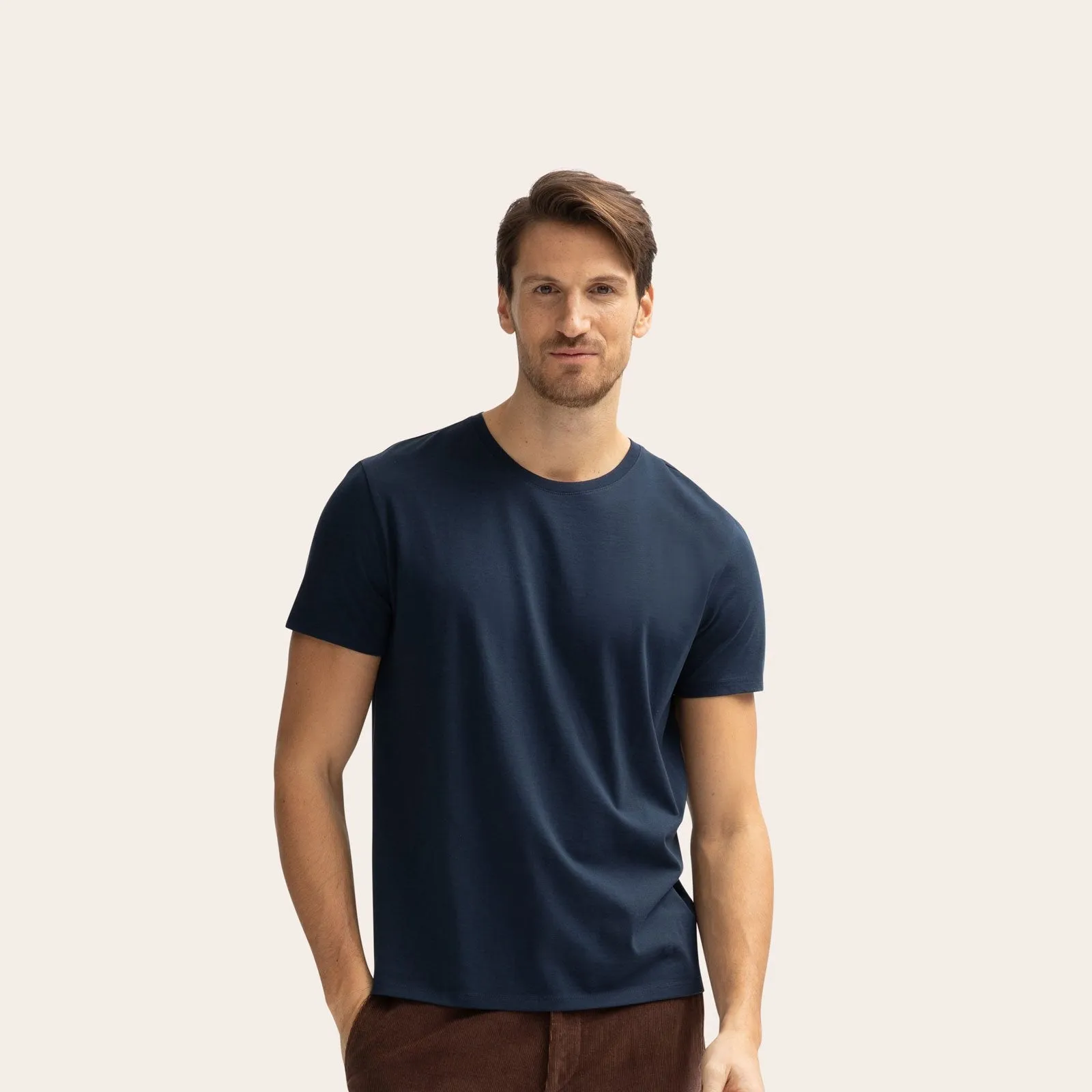 Men's Pima Cotton Crew Neck T-Shirt