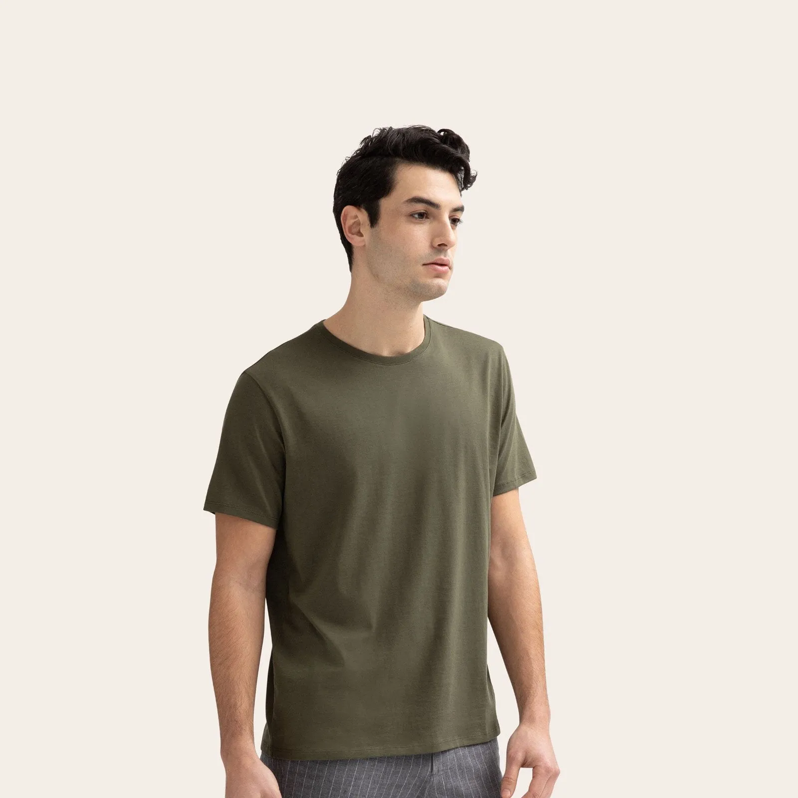 Men's Pima Cotton Crew Neck T-Shirt