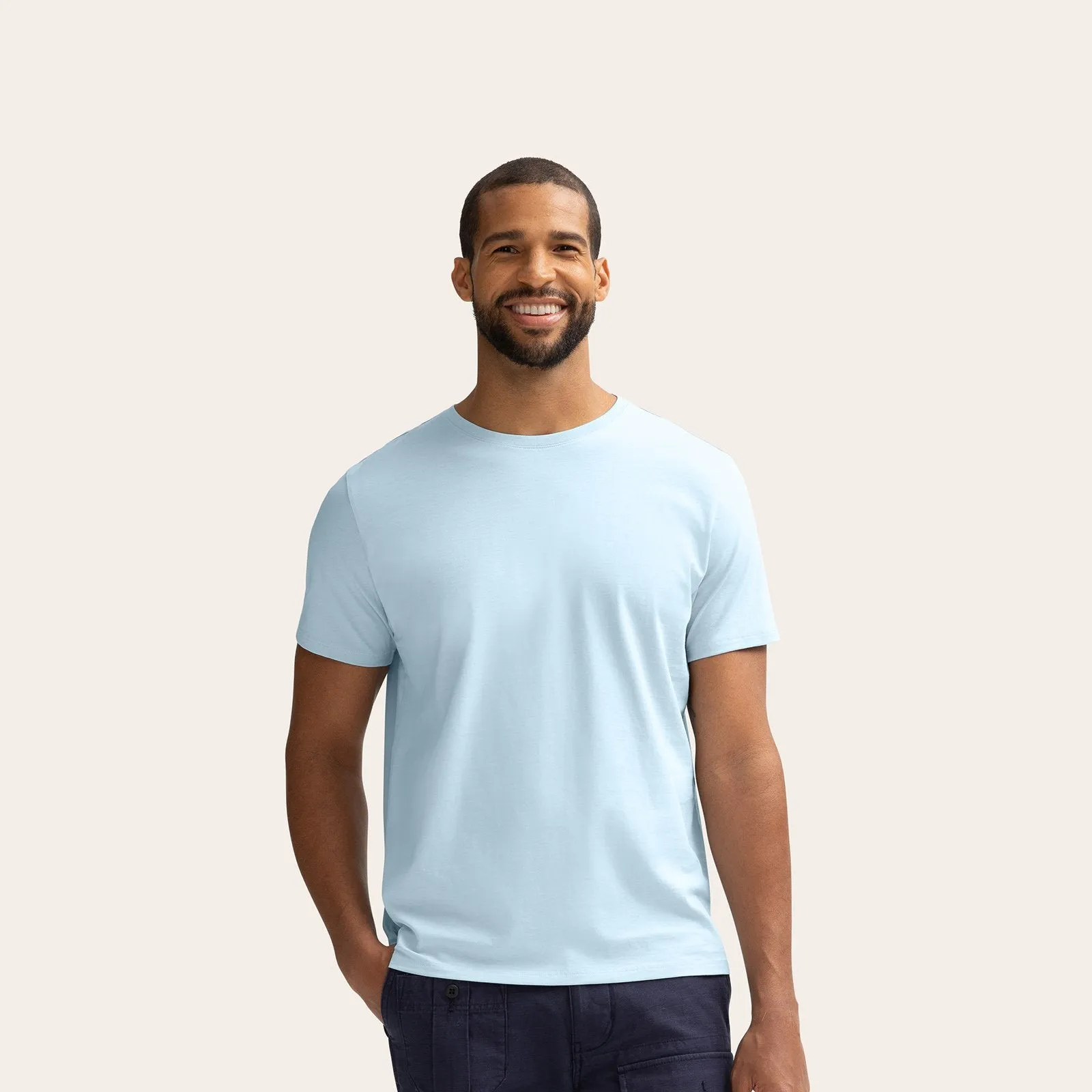 Men's Pima Cotton Crew Neck T-Shirt