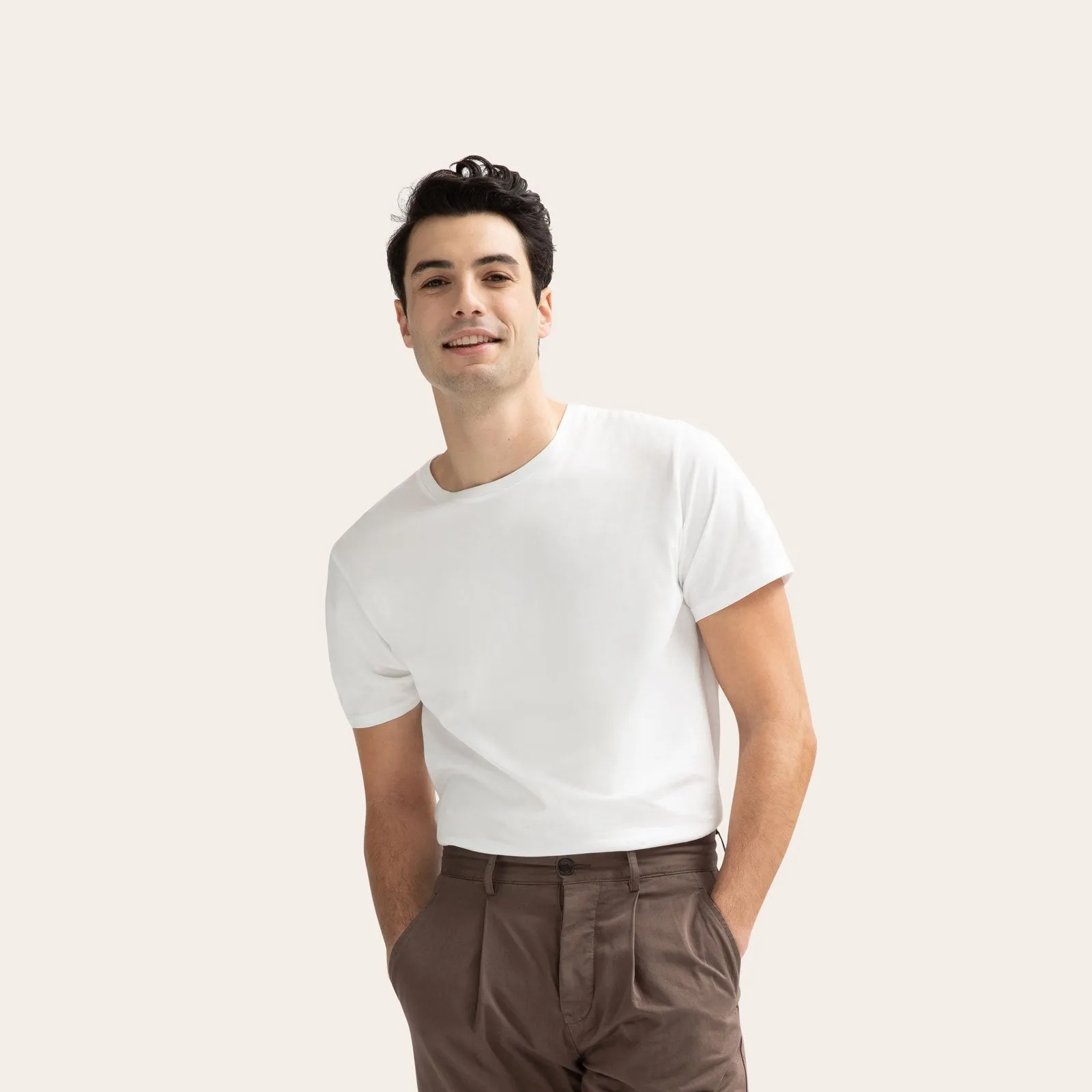 Men's Pima Cotton Crew Neck T-Shirt