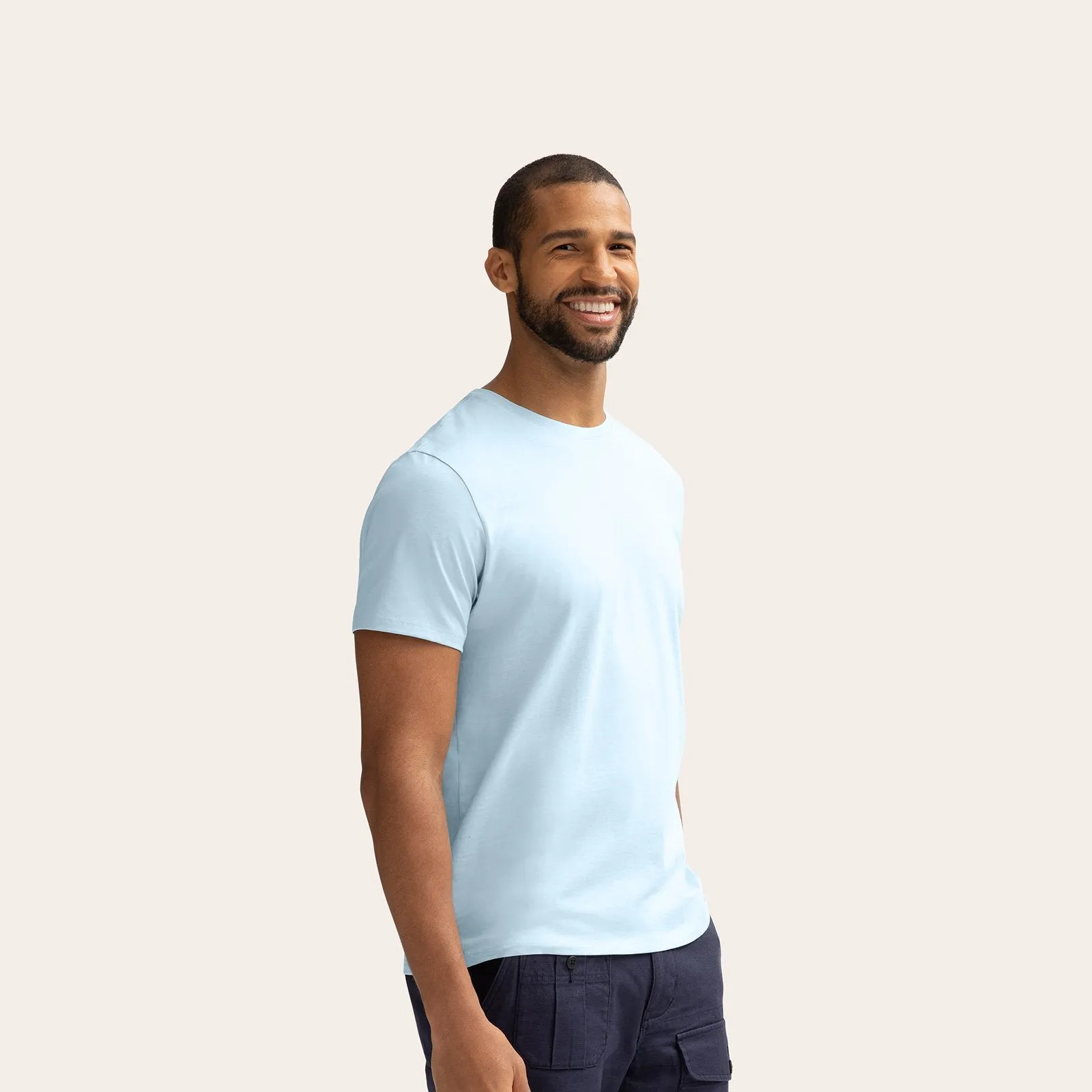 Men's Pima Cotton Crew Neck T-Shirt