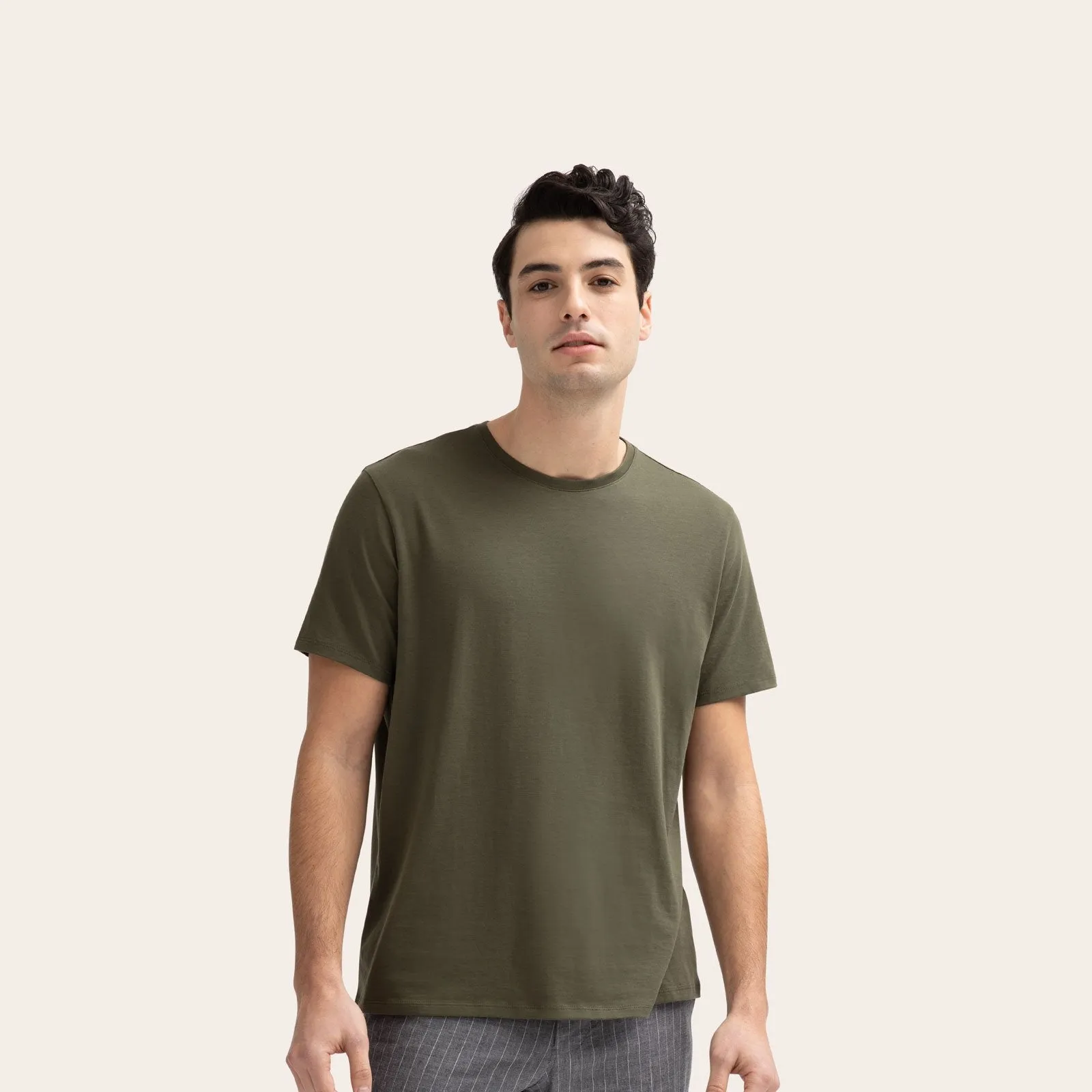 Men's Pima Cotton Crew Neck T-Shirt