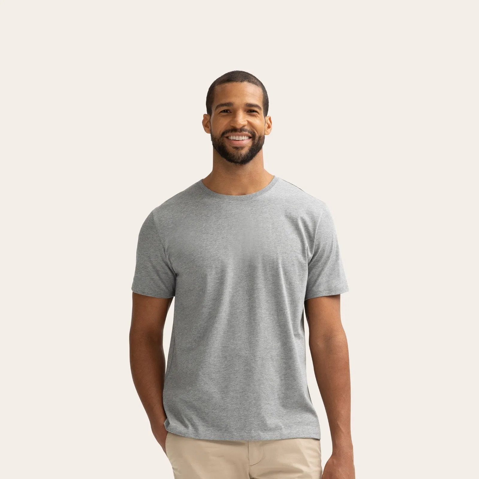 Men's Pima Cotton Crew Neck T-Shirt