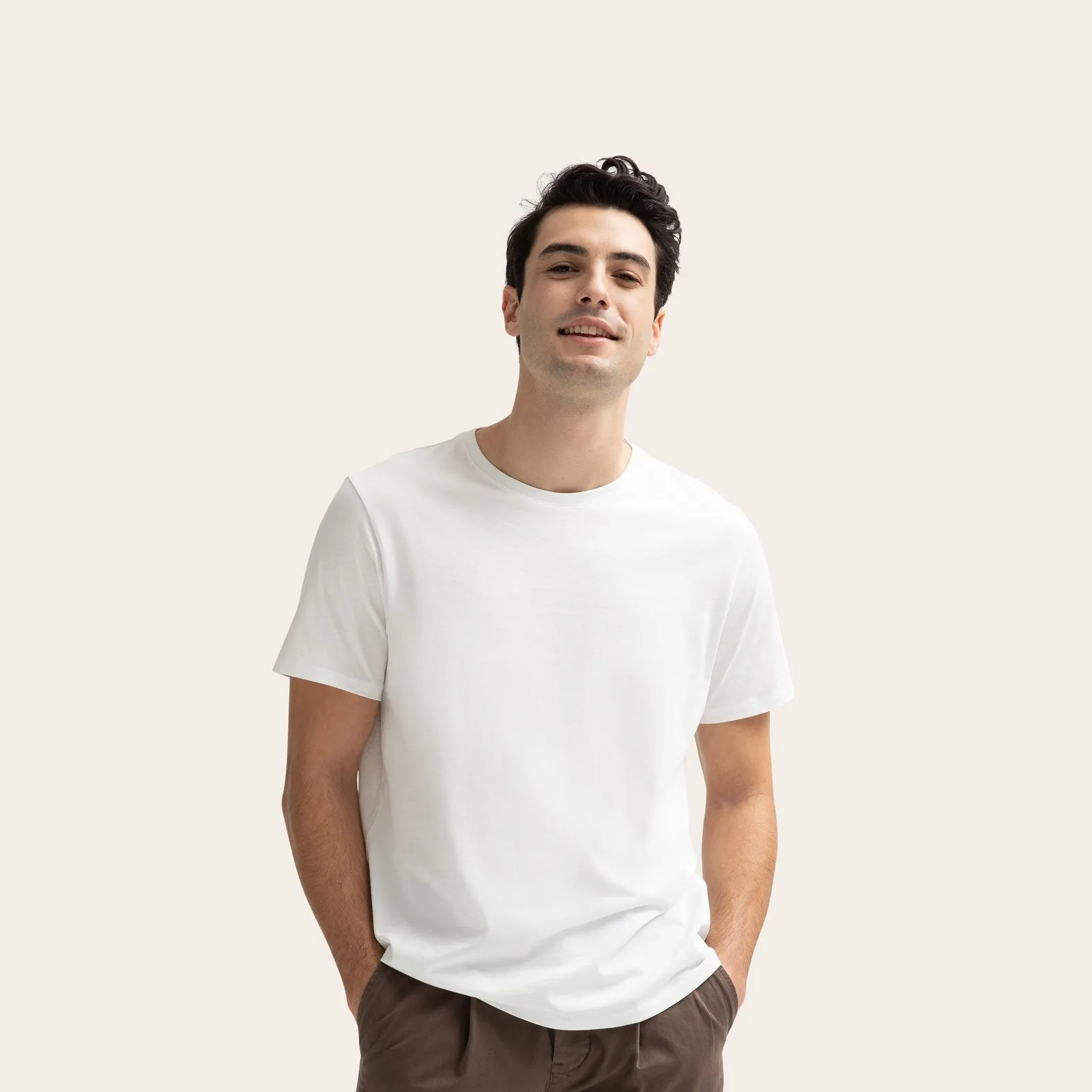 Men's Pima Cotton Crew Neck T-Shirt