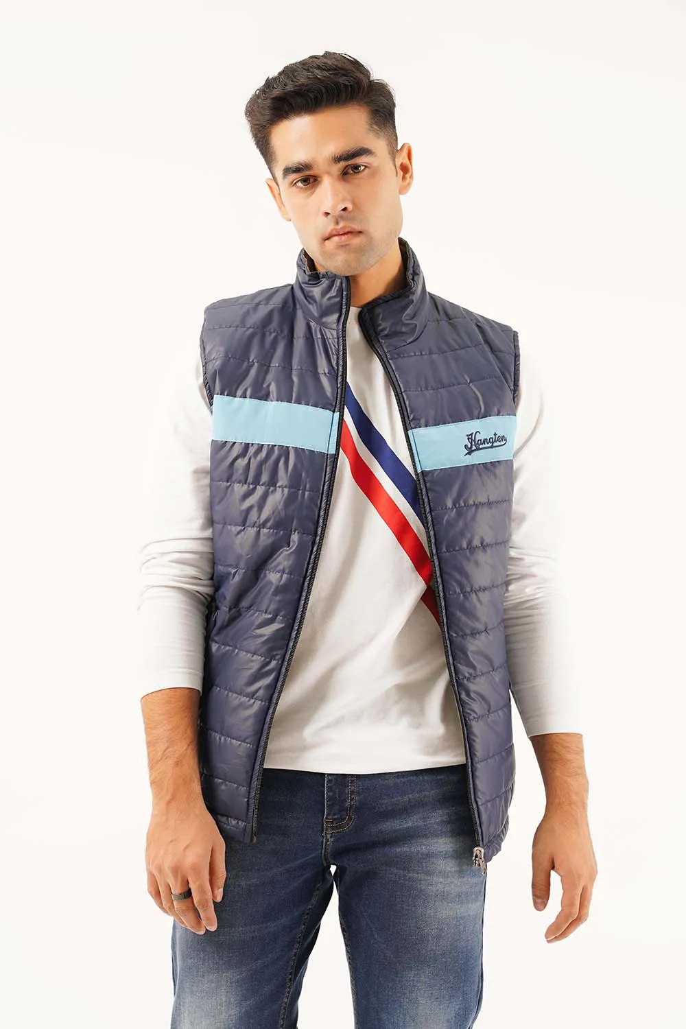 Men's Sleeveless Reversible Puffer Jacket